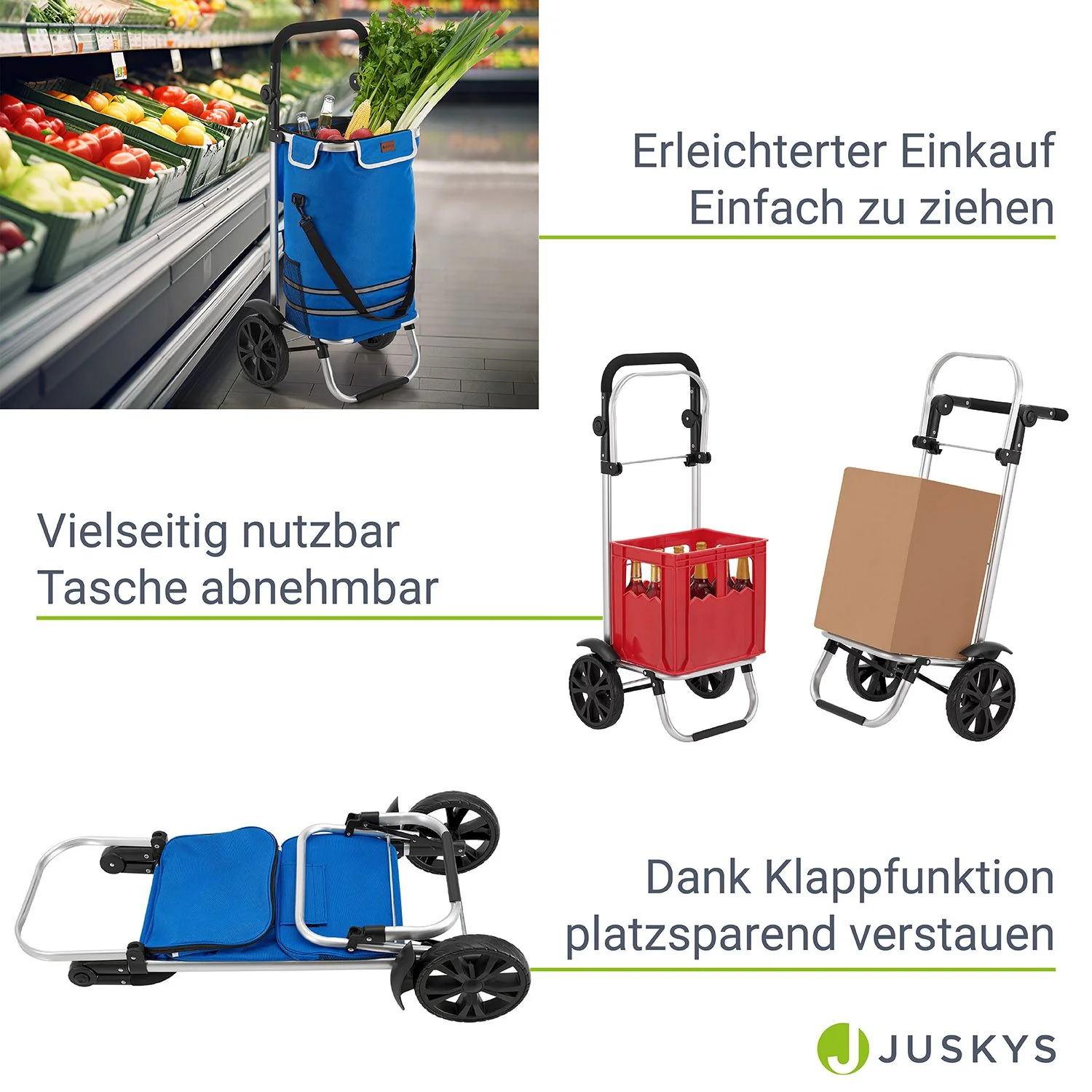3in1 Einkaufstrolley - 56 L Kapazität - Image 26