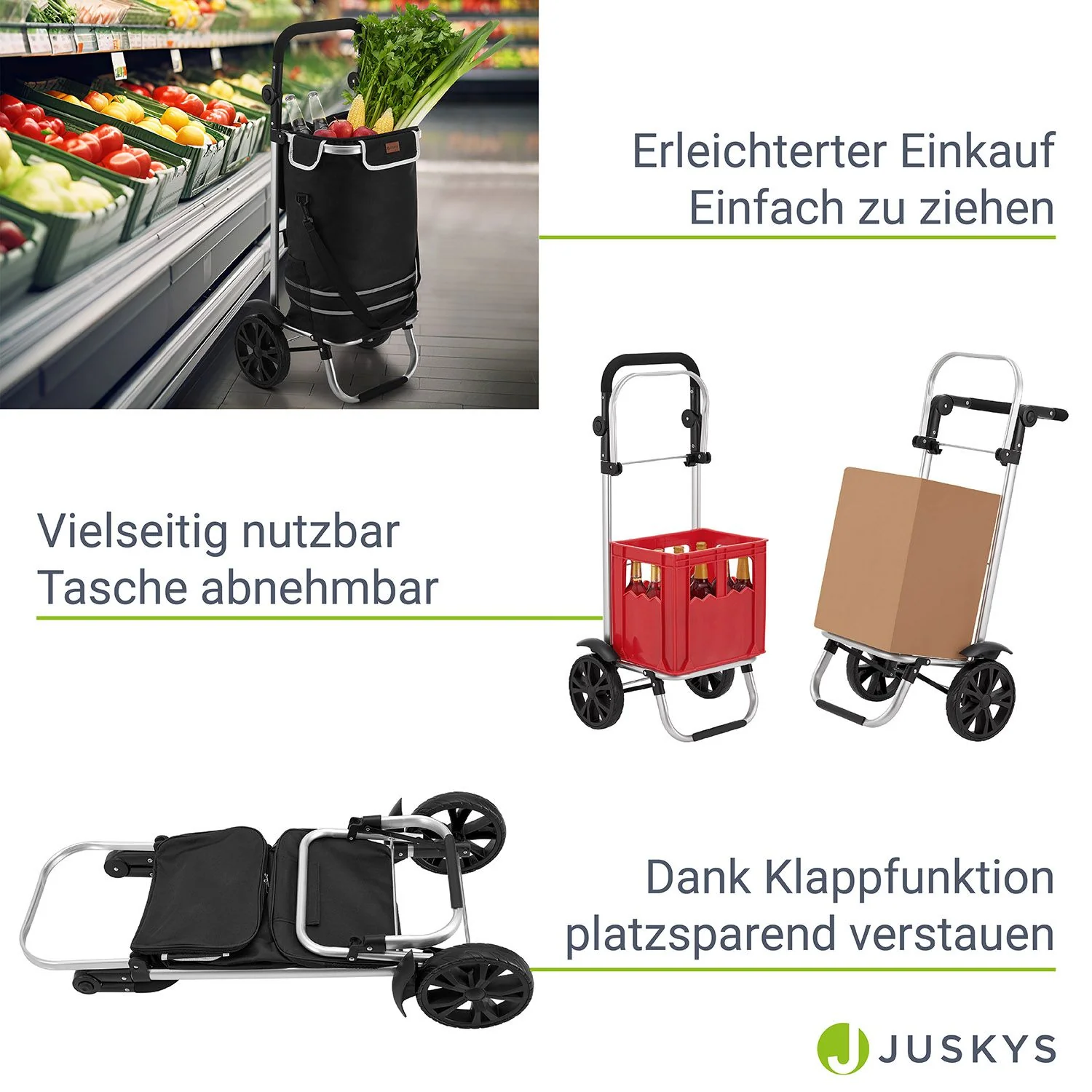 3in1 Einkaufstrolley - 56 L Kapazität - Image 4