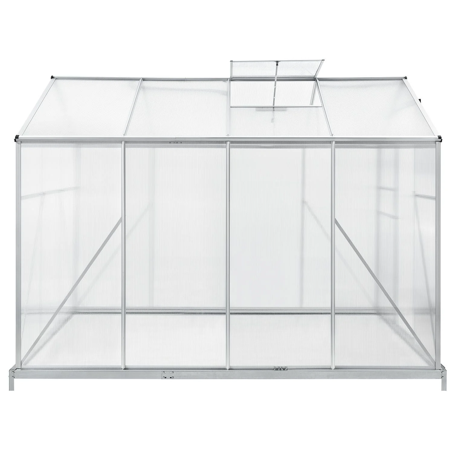 Aluminium Gewächshaus mit Fundament - Image 6