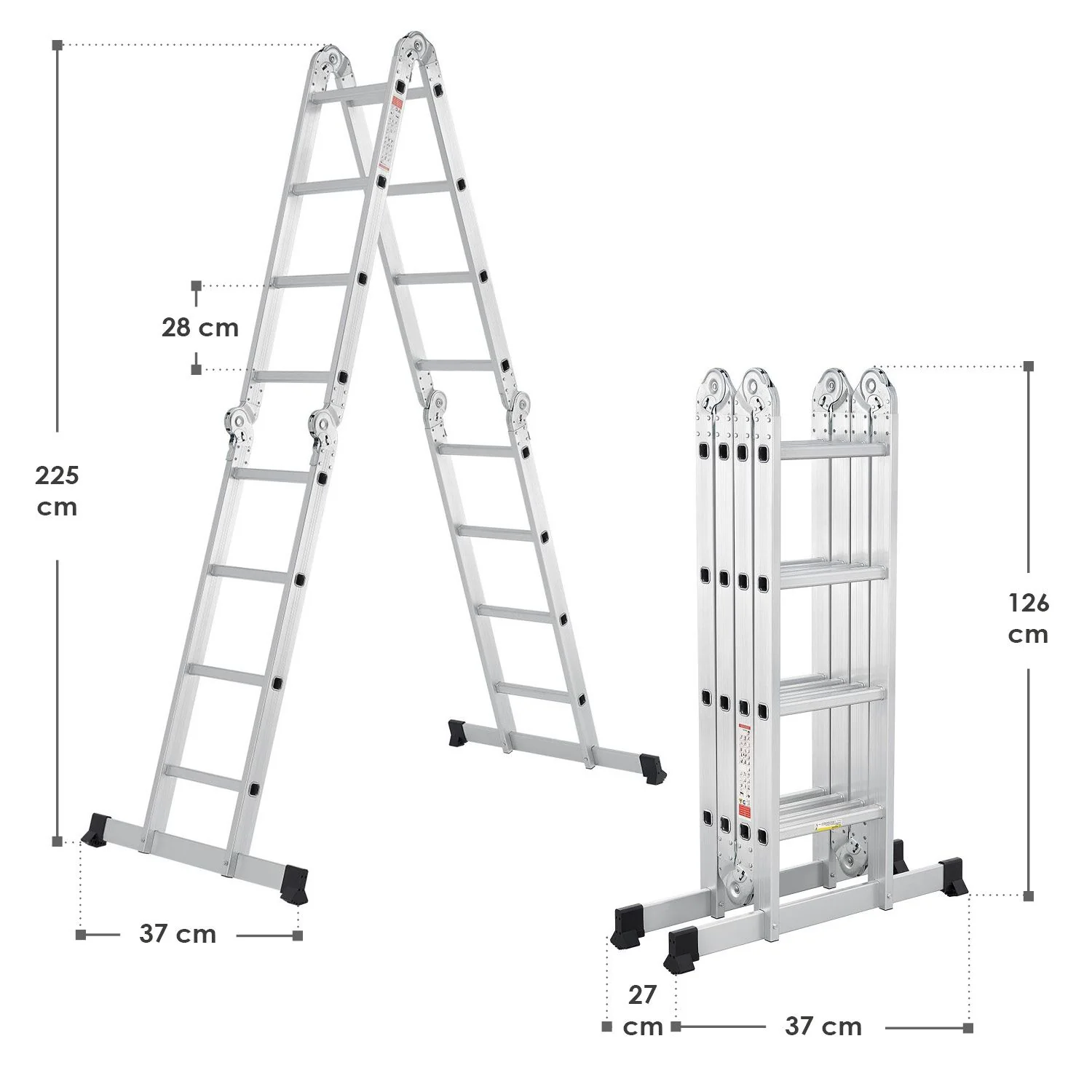 Aluminium Multifunktionsleiter - Image 20