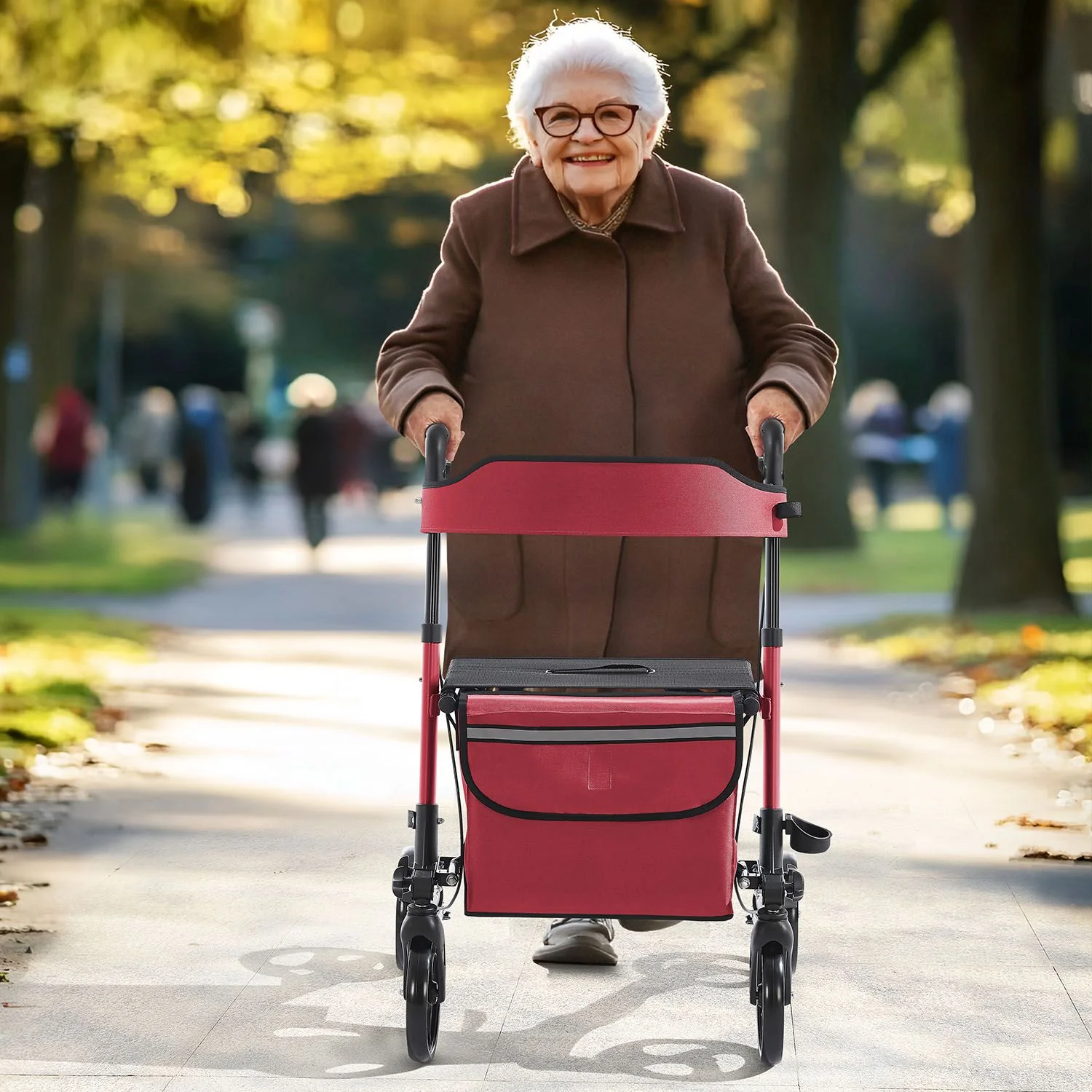 Aluminium Rollator Vital mit Sitz - Image 22