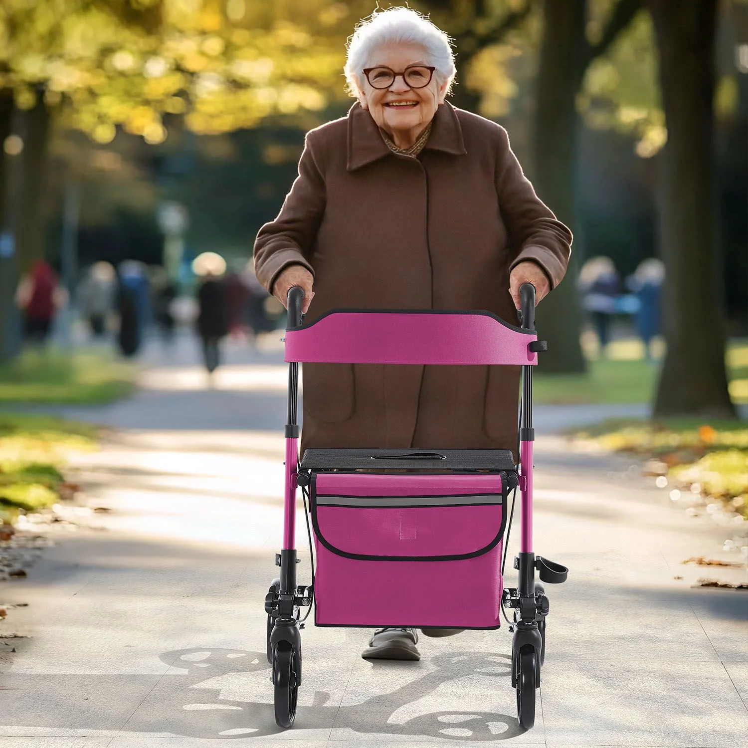 Aluminium Rollator Vital mit Sitz - Image 52