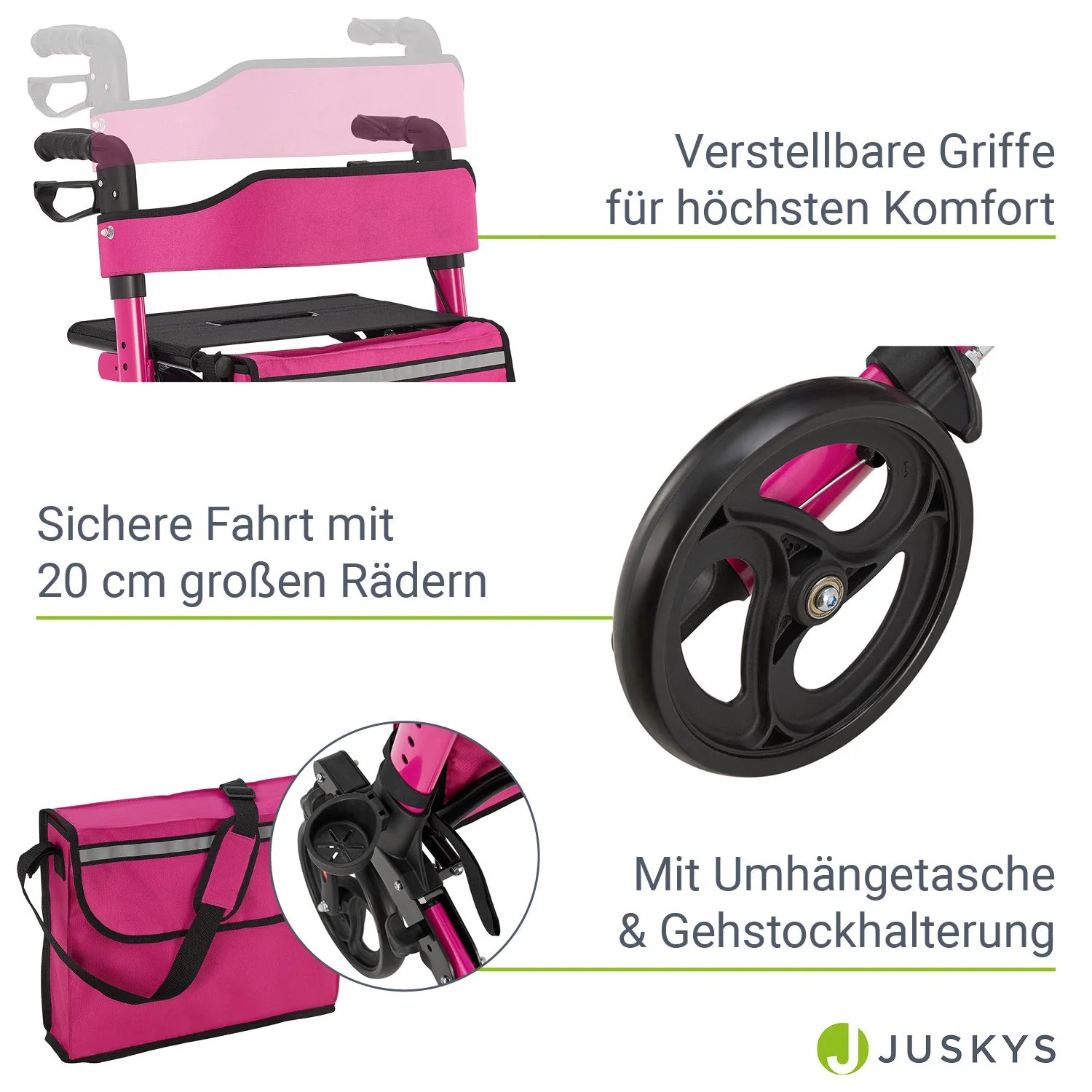 Aluminium Rollator Vital mit Sitz - Image 55