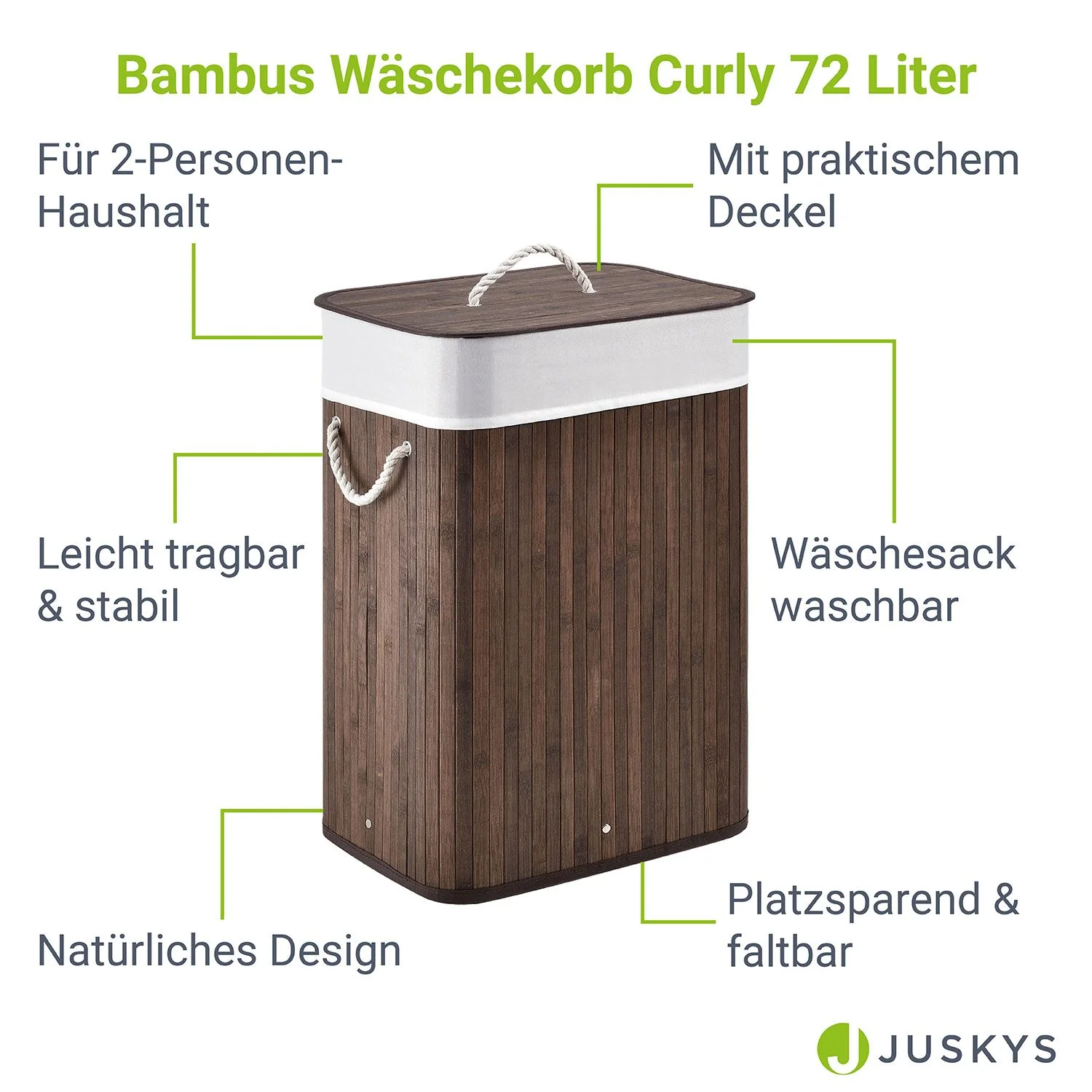 Bambus Wäschekorb Curly - Image 14