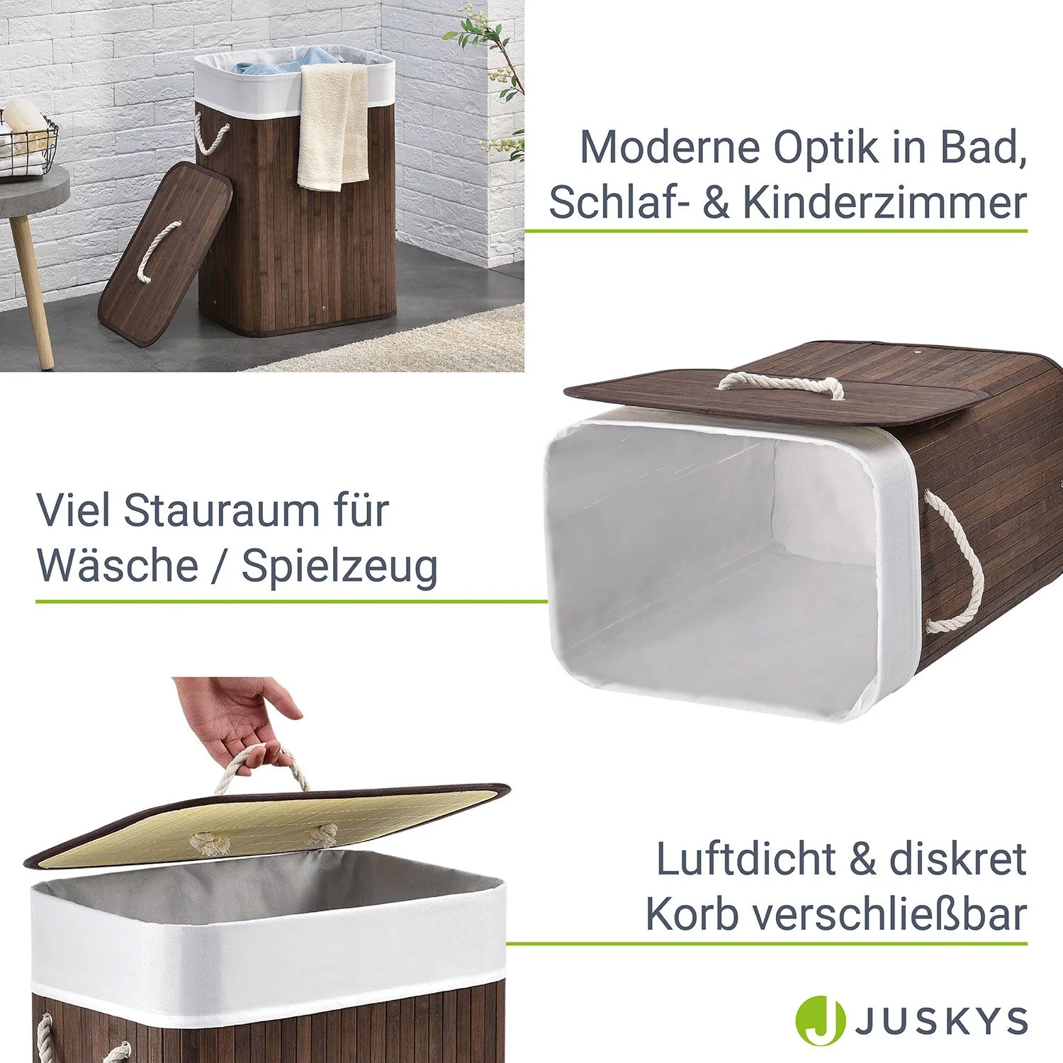 Bambus Wäschekorb Curly - Image 15