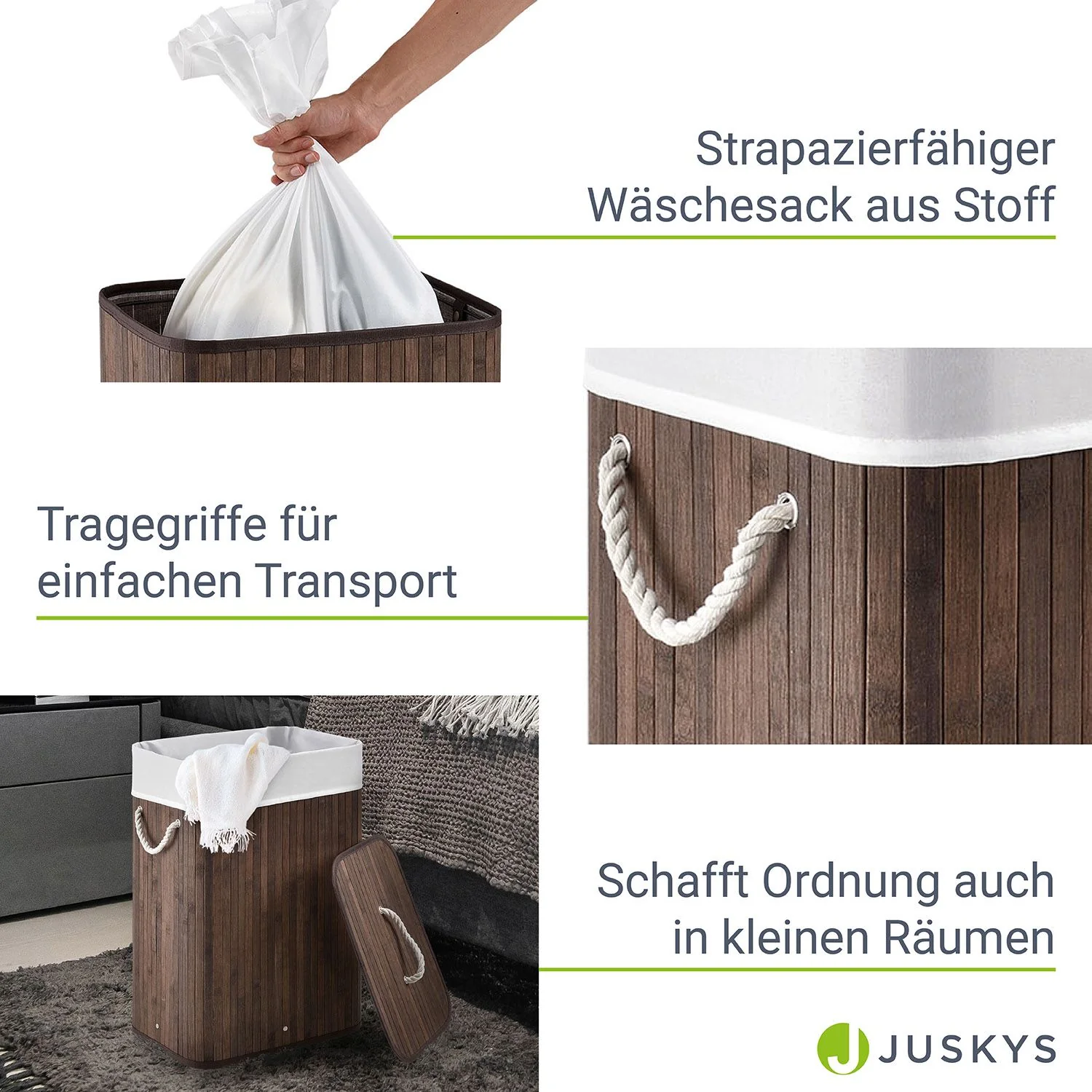 Bambus Wäschekorb Curly - Image 16