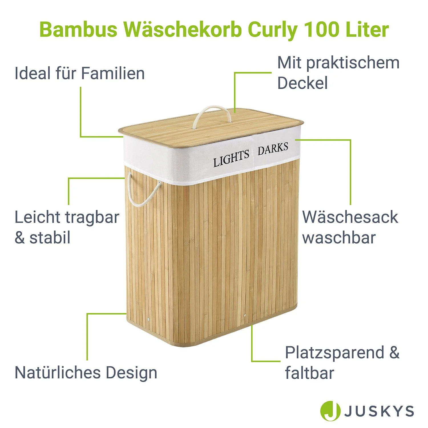 Bambus Wäschekorb Curly - Image 25