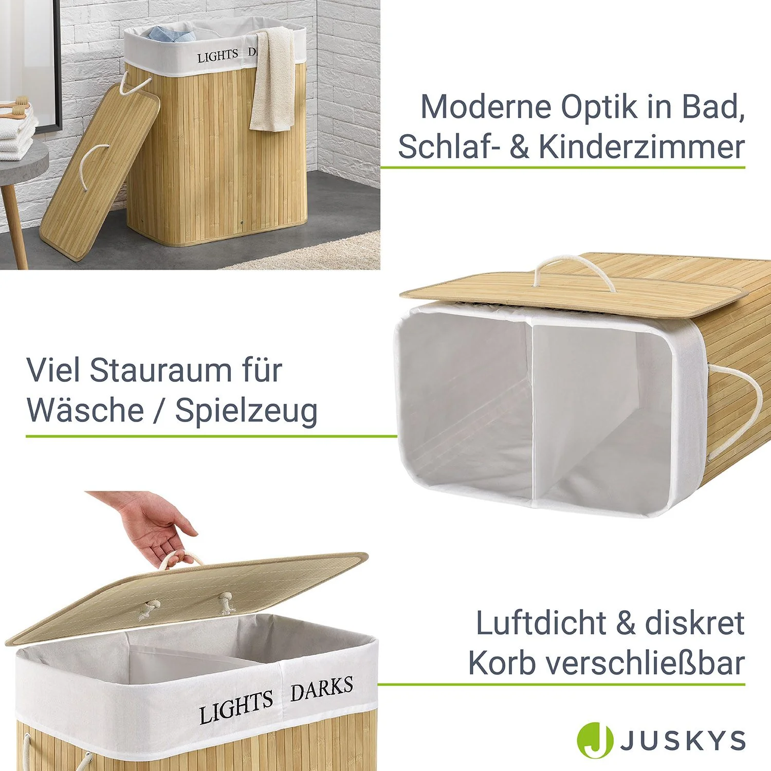 Bambus Wäschekorb Curly - Image 26