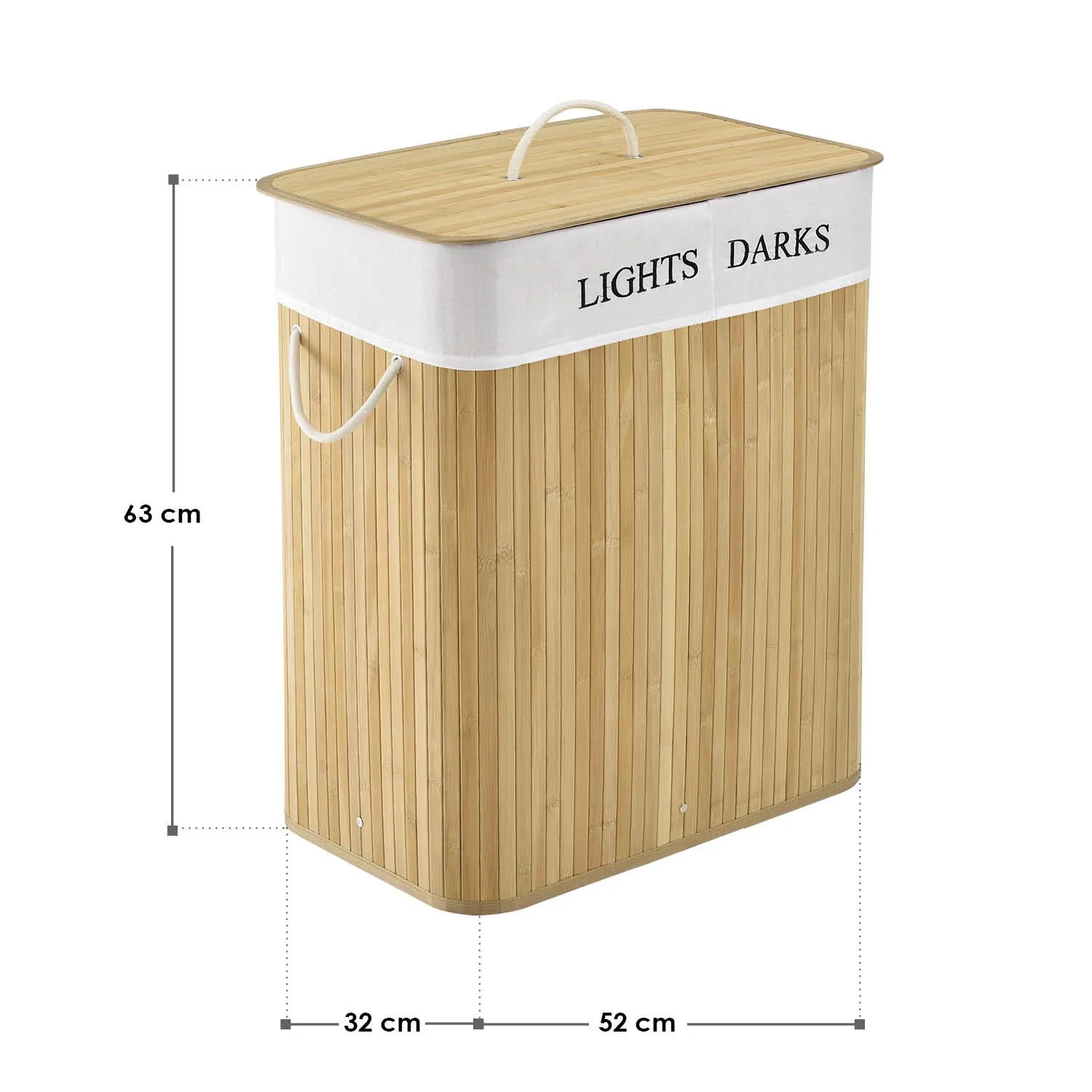 Bambus Wäschekorb Curly - Image 33