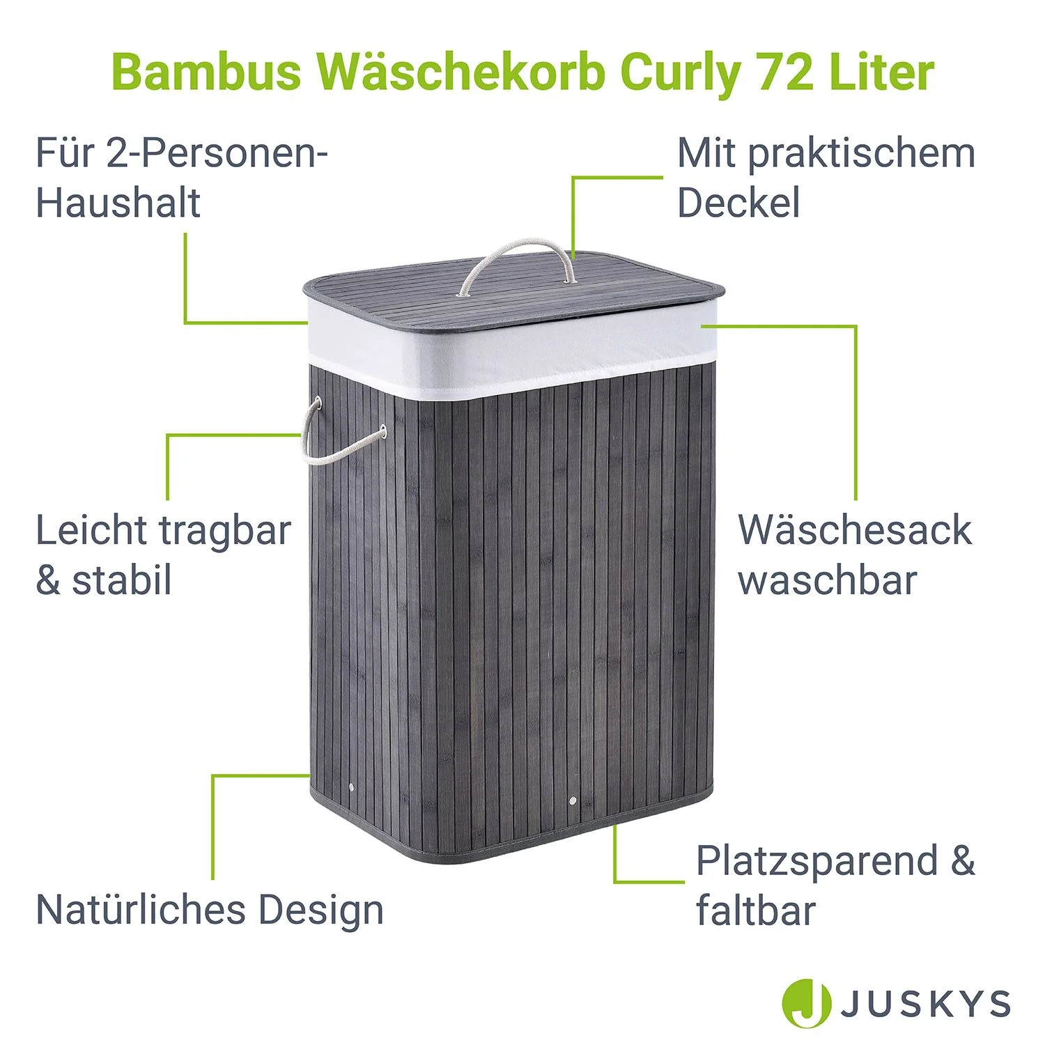 Bambus Wäschekorb Curly - Image 47