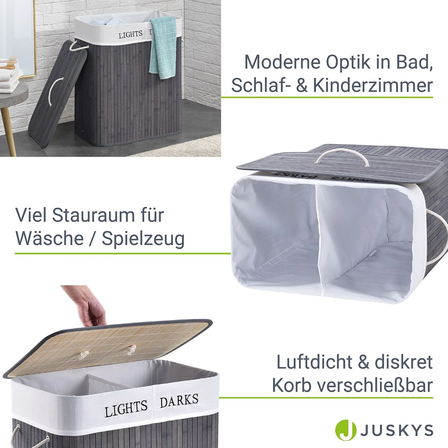 Bambus Wäschekorb Curly - Image 59