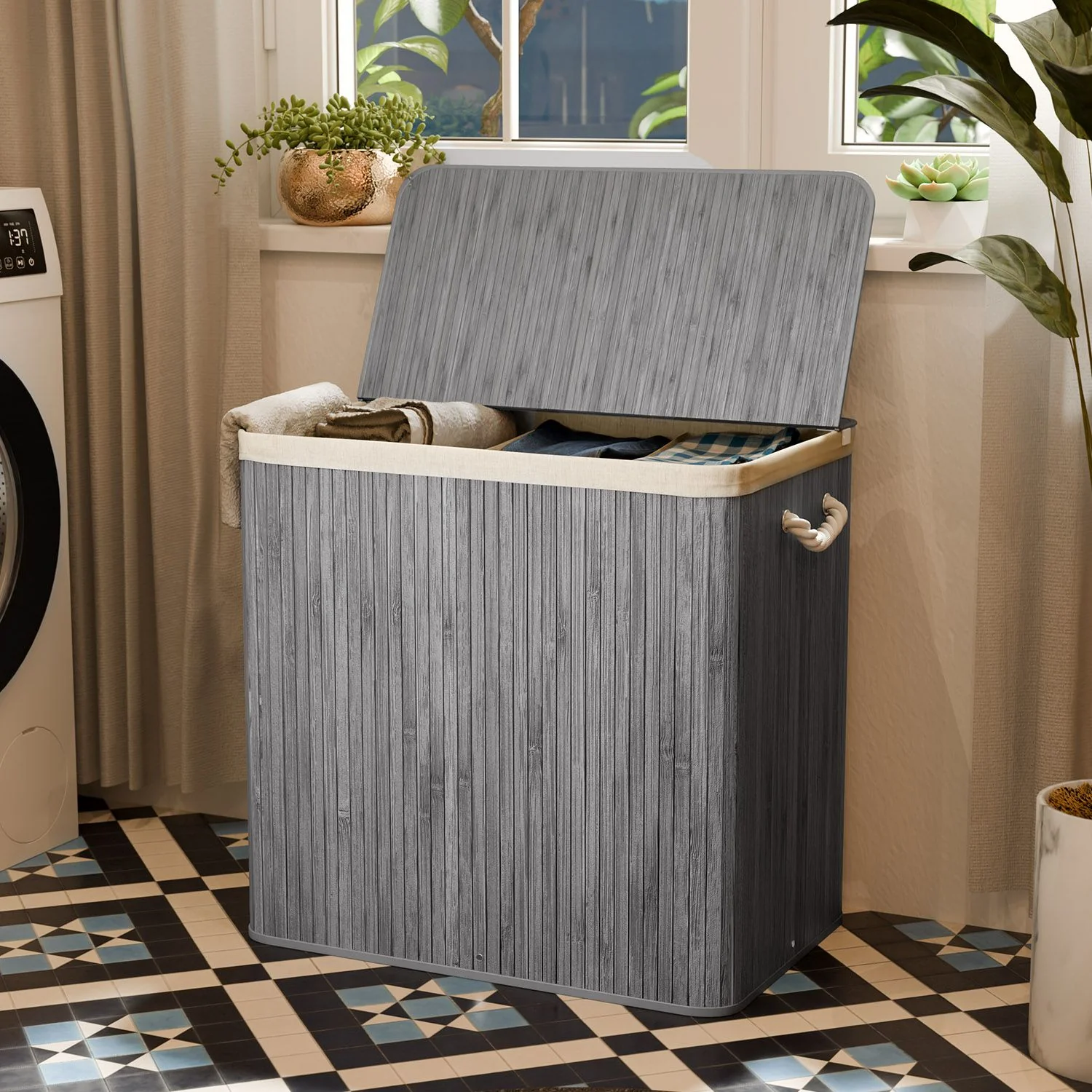 Bambus Wäschekorb Curly - Image 90