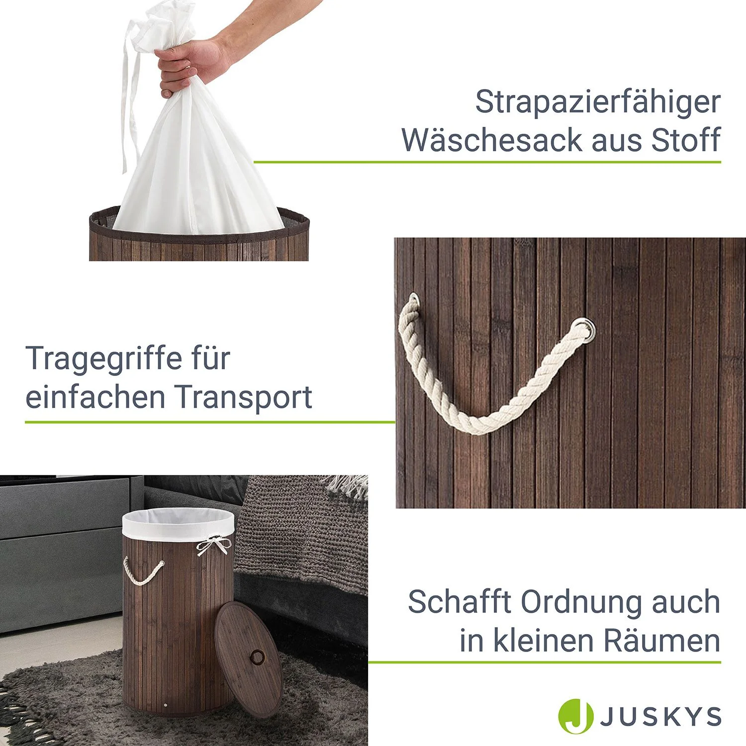 Bambus Wäschekorb Curly-Round - Image 16