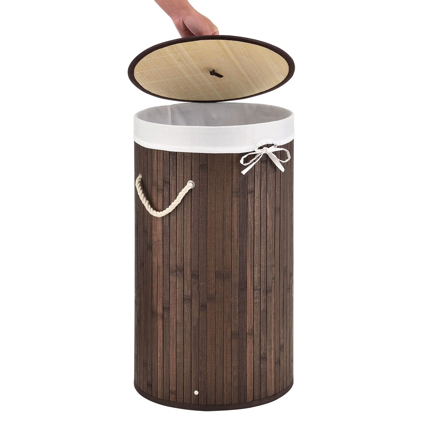 Bambus Wäschekorb Curly-Round - Image 18