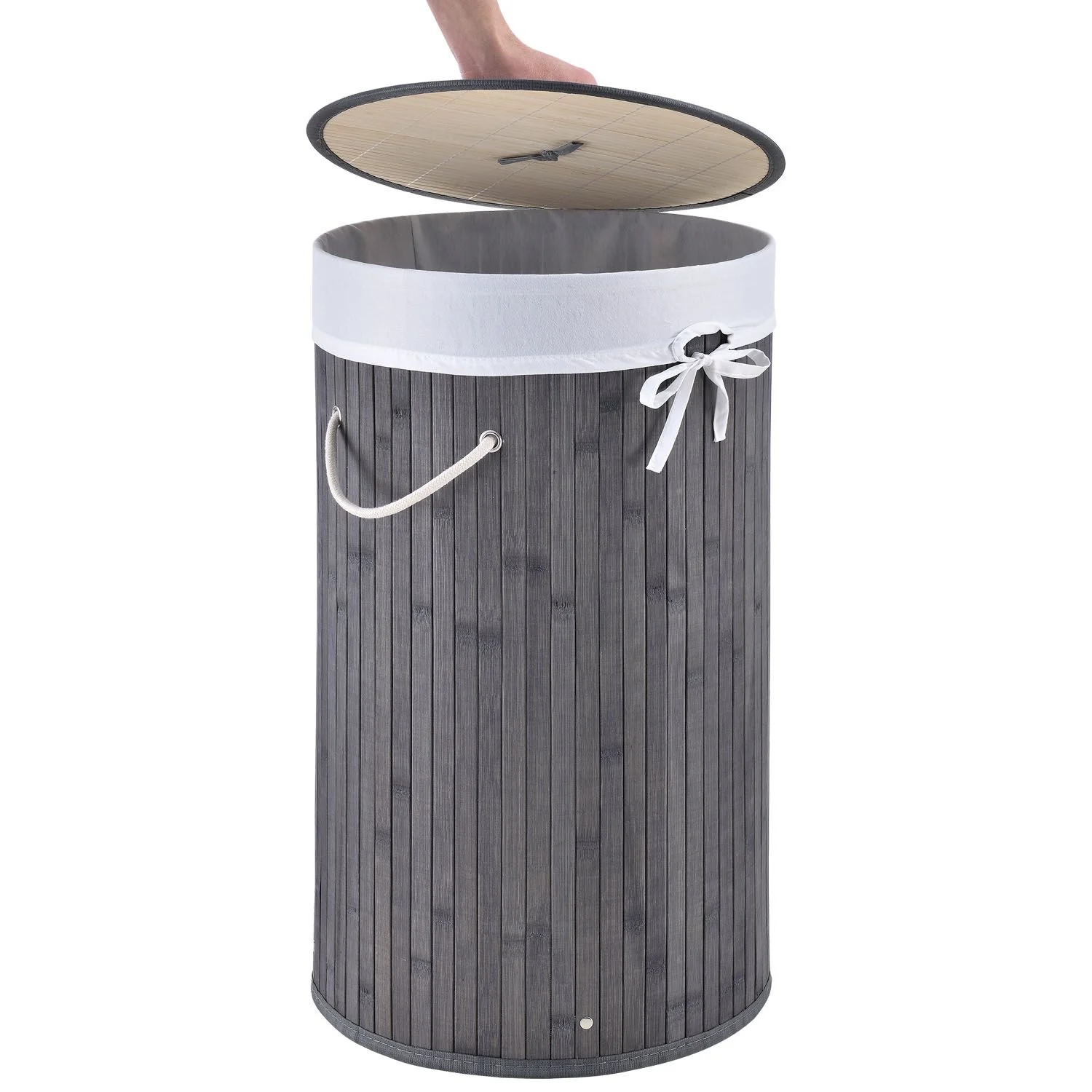 Bambus Wäschekorb Curly-Round - Image 29