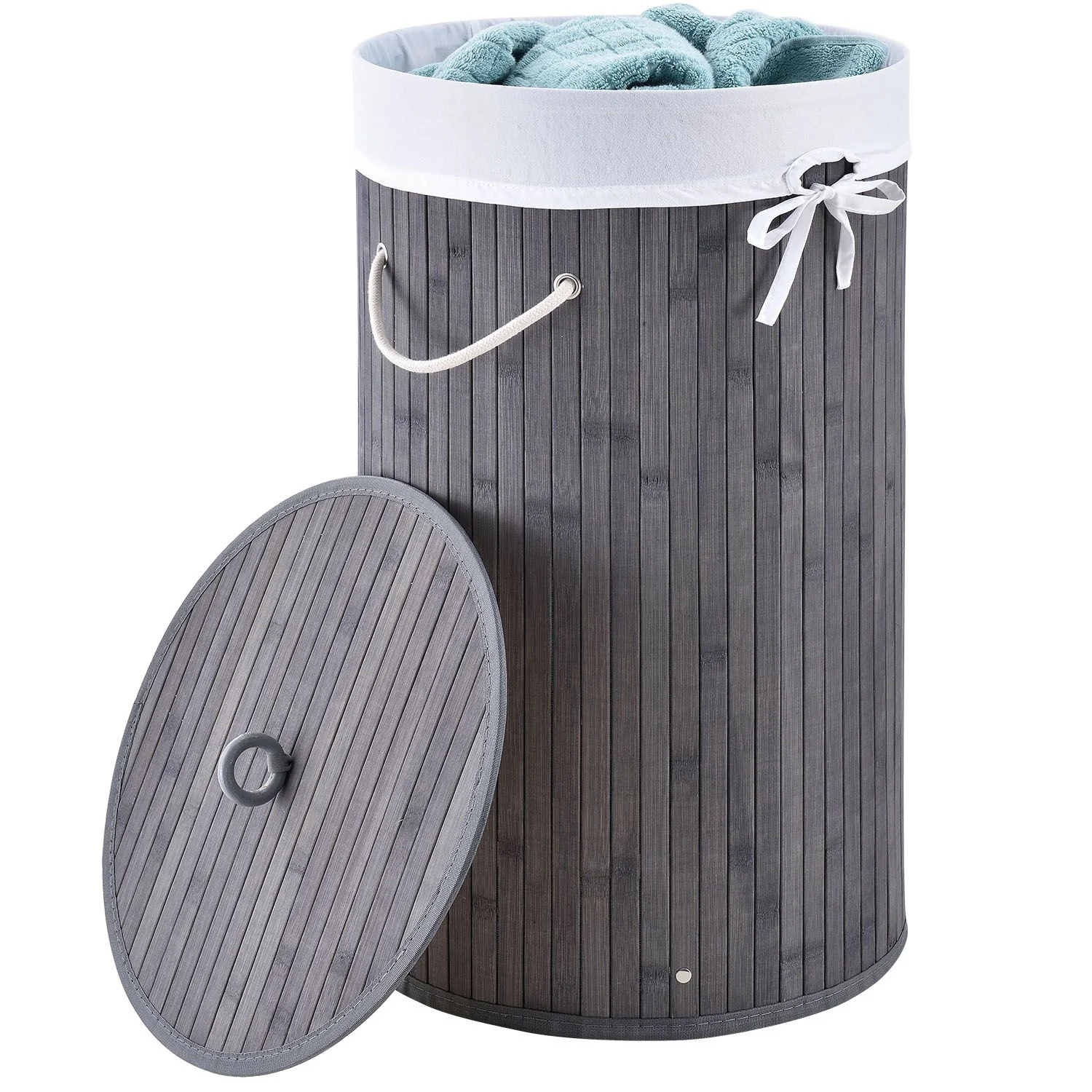 Bambus Wäschekorb Curly-Round - Image 30