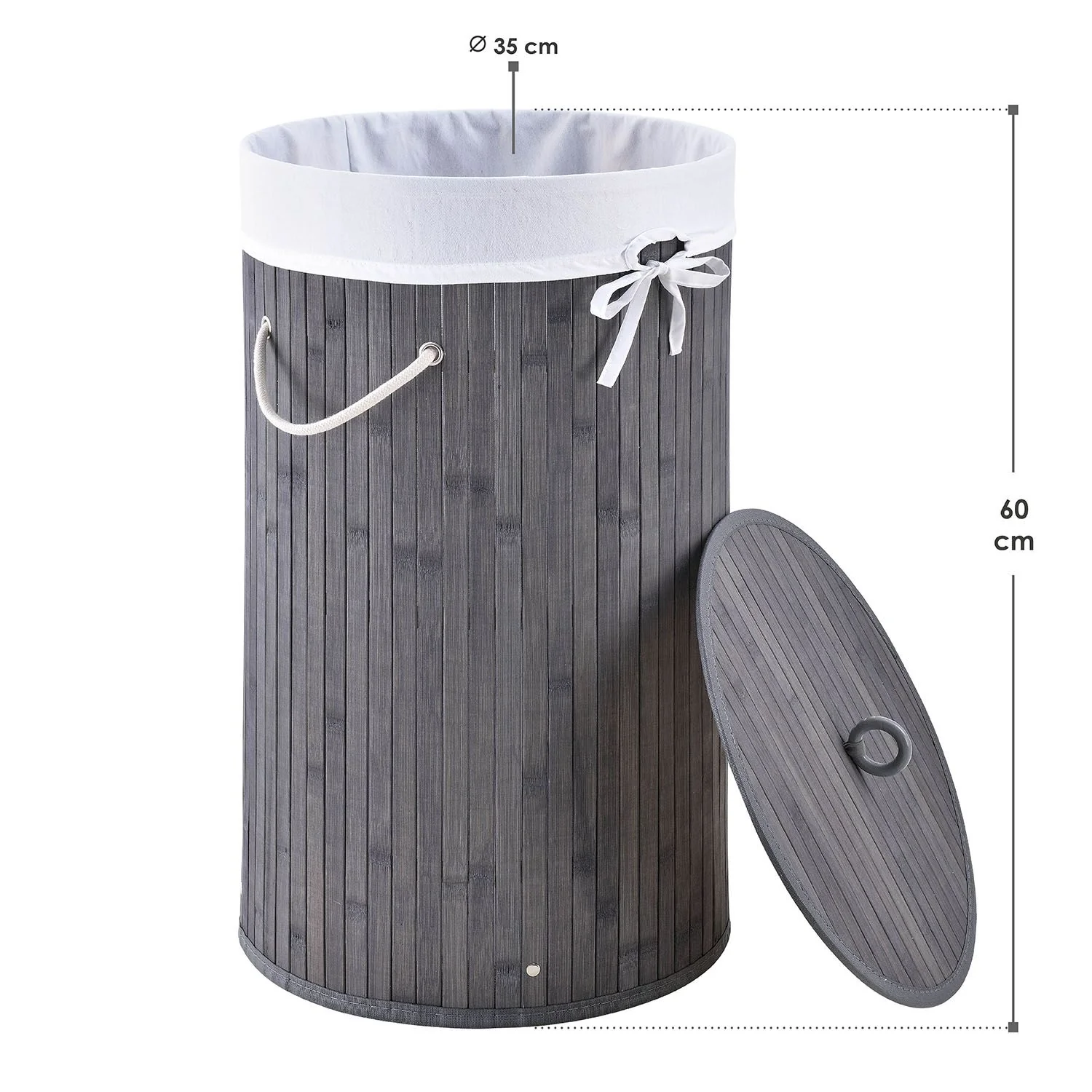 Bambus Wäschekorb Curly-Round - Image 33