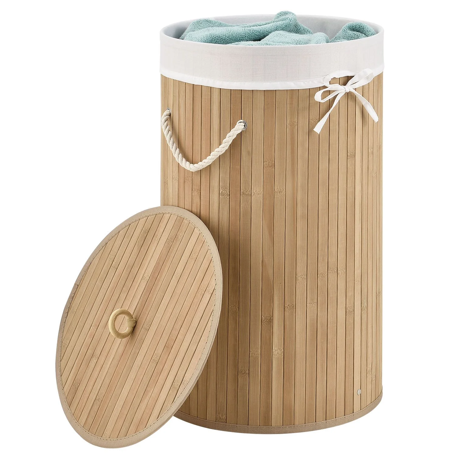 Bambus Wäschekorb Curly-Round - Image 8