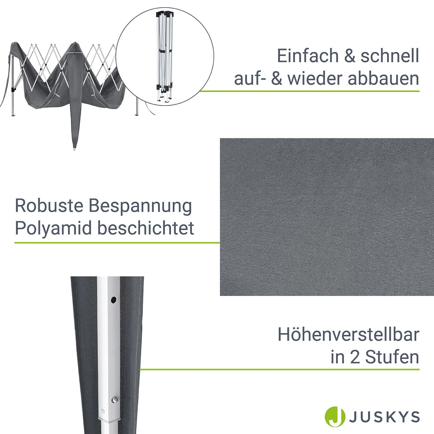 Faltpavillon Vivara 3x3 m - Image 4