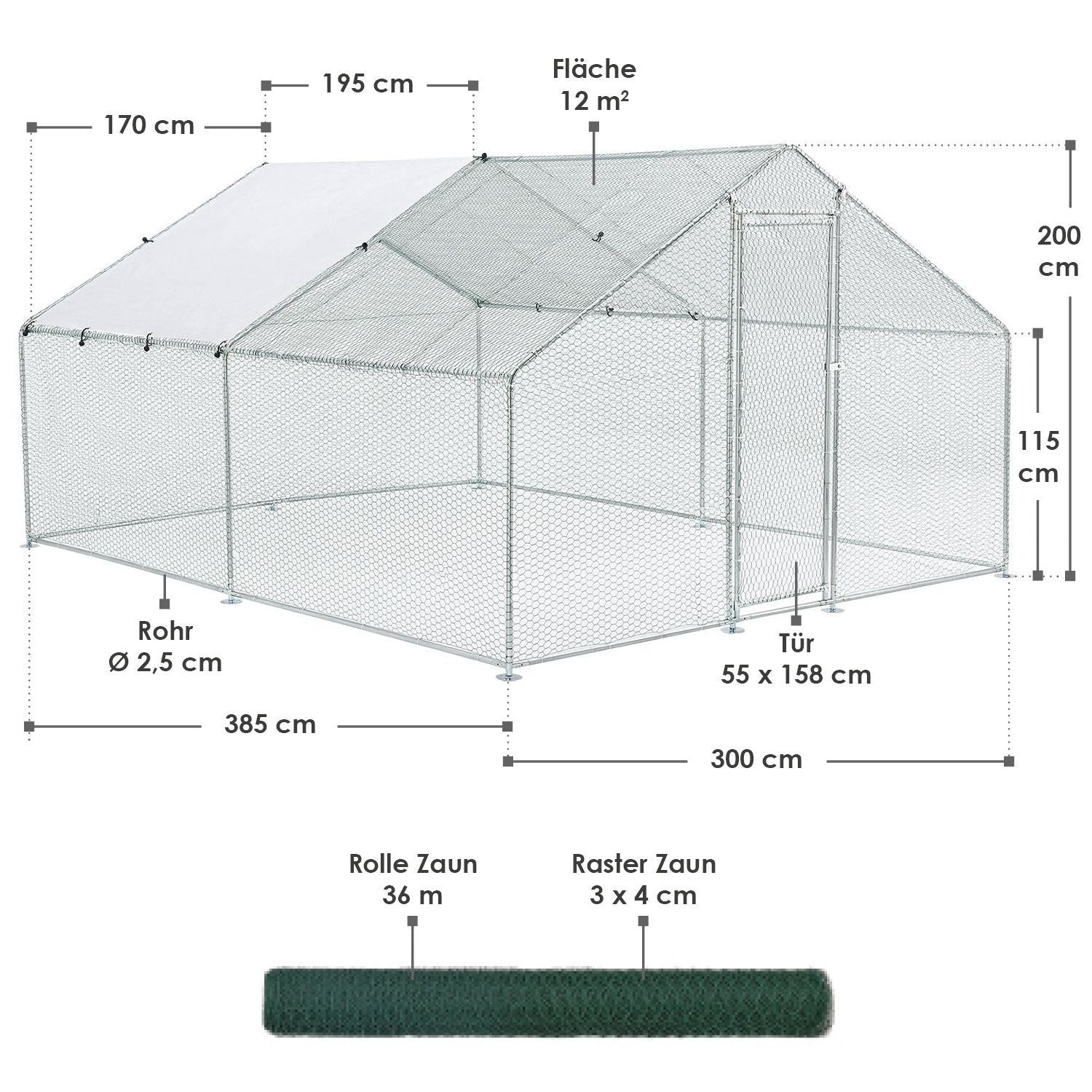 Freilaufgehege HLS25T für Hühner - Image 31