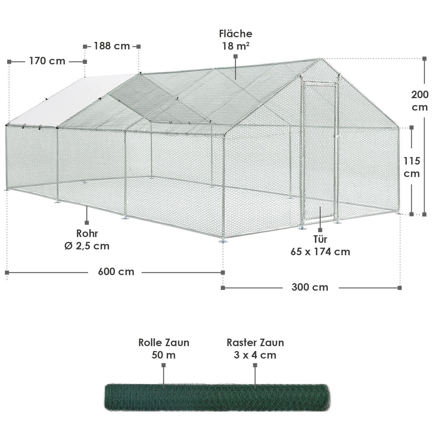 Freilaufgehege HLS25T für Hühner - Image 41