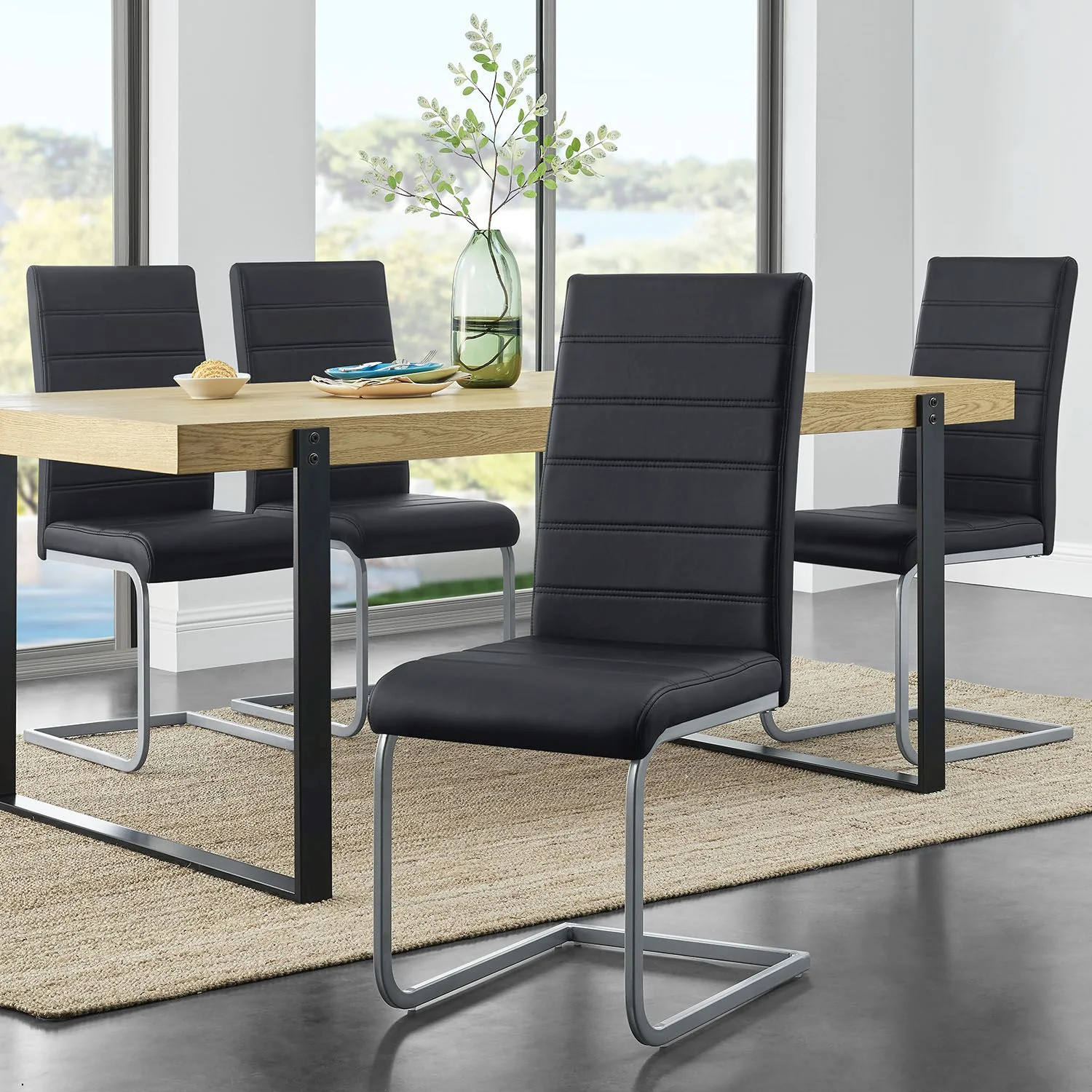 Freischwinger Stuhl Vegas mit Kunstleder - Image 12