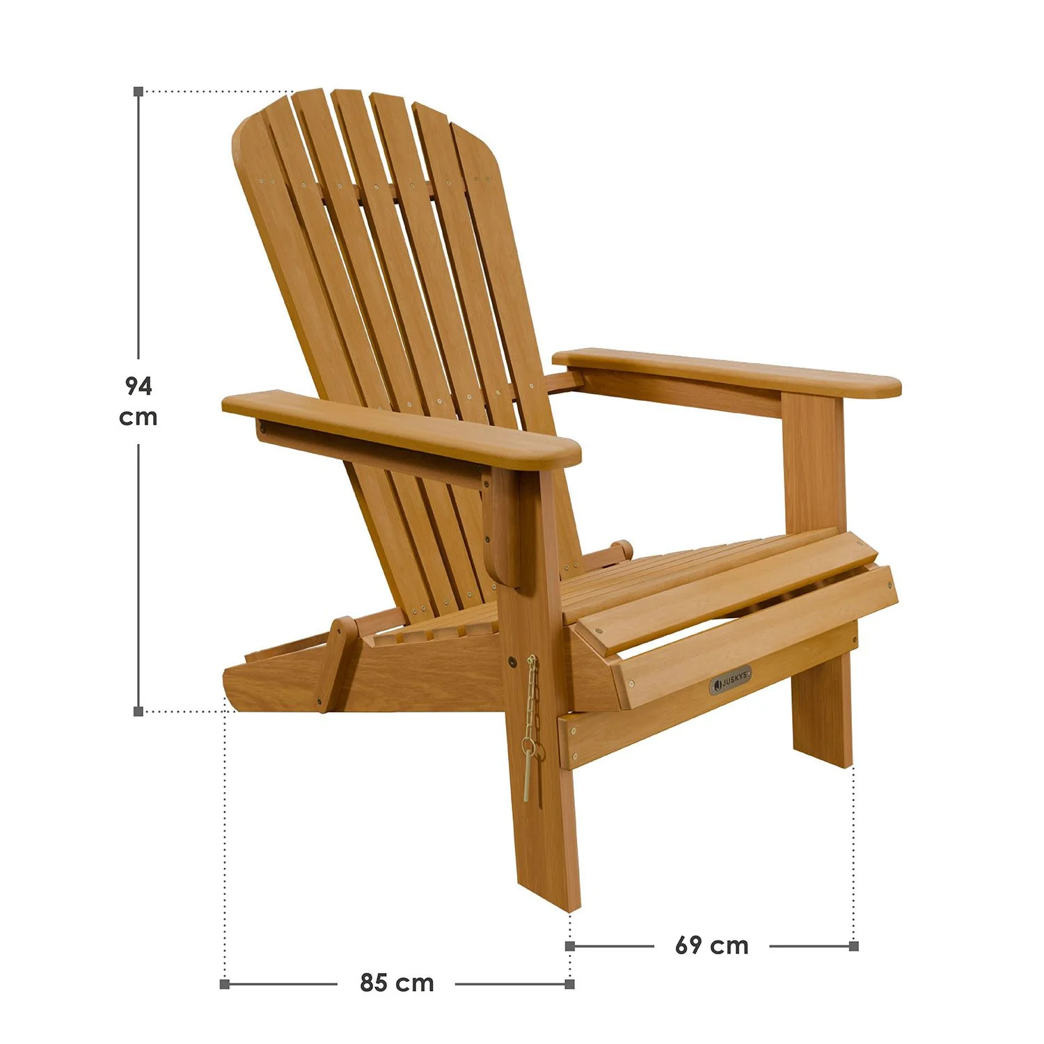 Gartenliegestuhl klappbar Korfu - Image 10