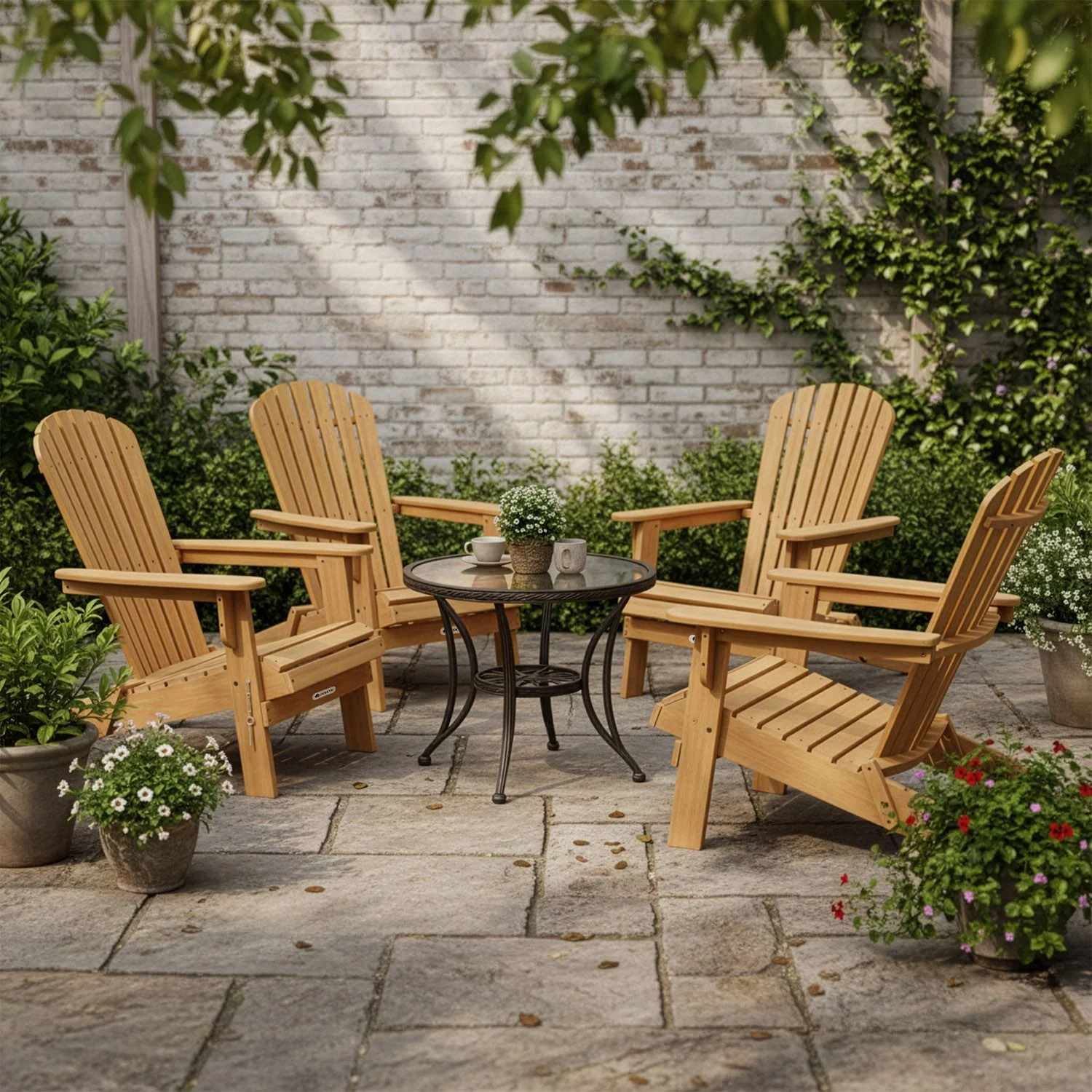 Gartenliegestuhl klappbar Korfu - Image 32