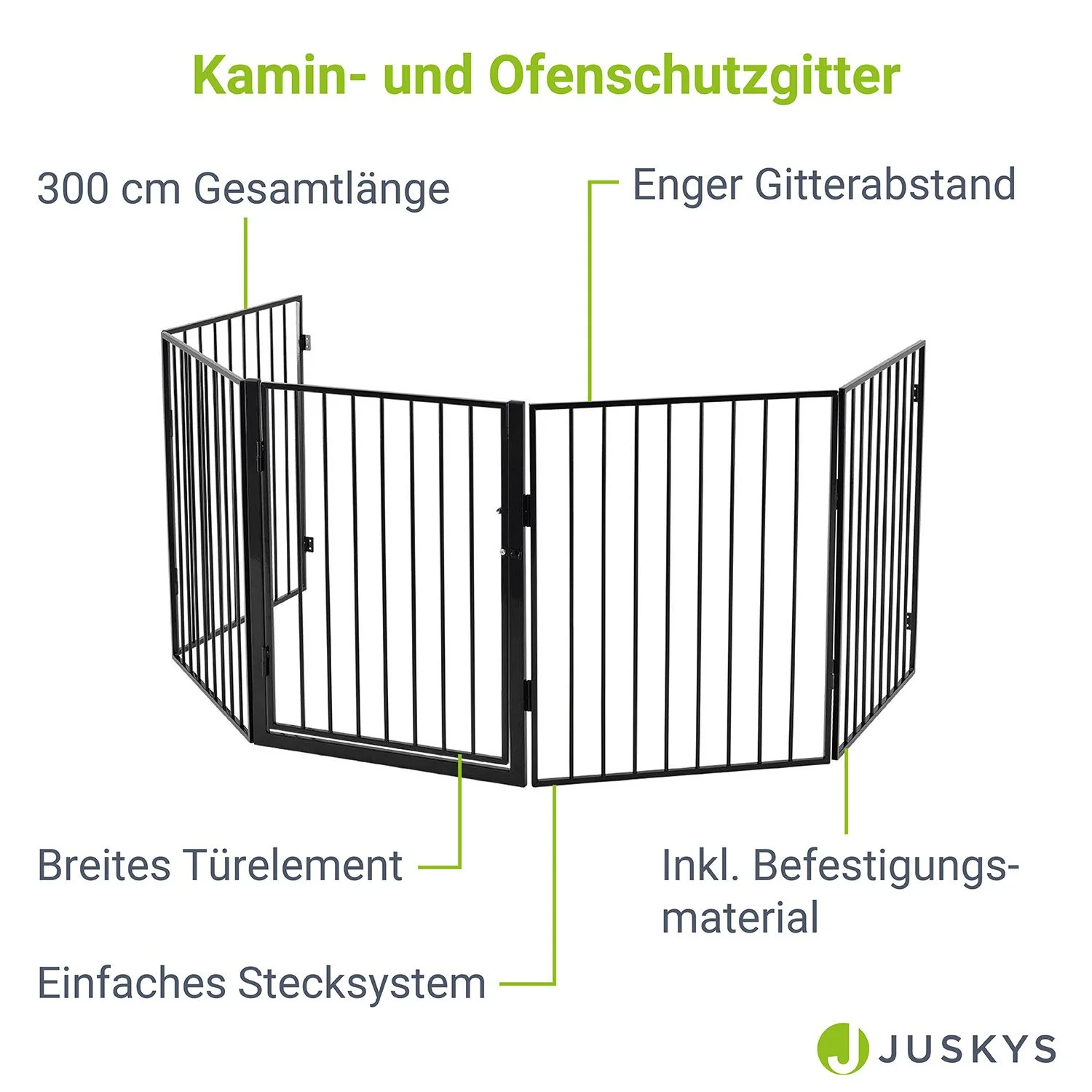 Kamin- / Ofenschutzgitter 300 cm - Image 3