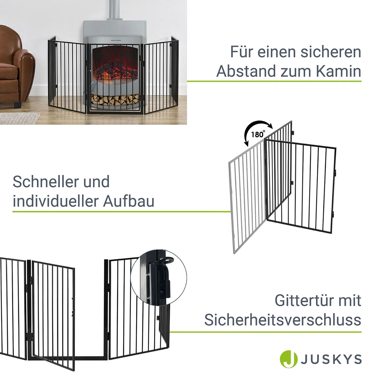 Kamin- / Ofenschutzgitter 300 cm - Image 4