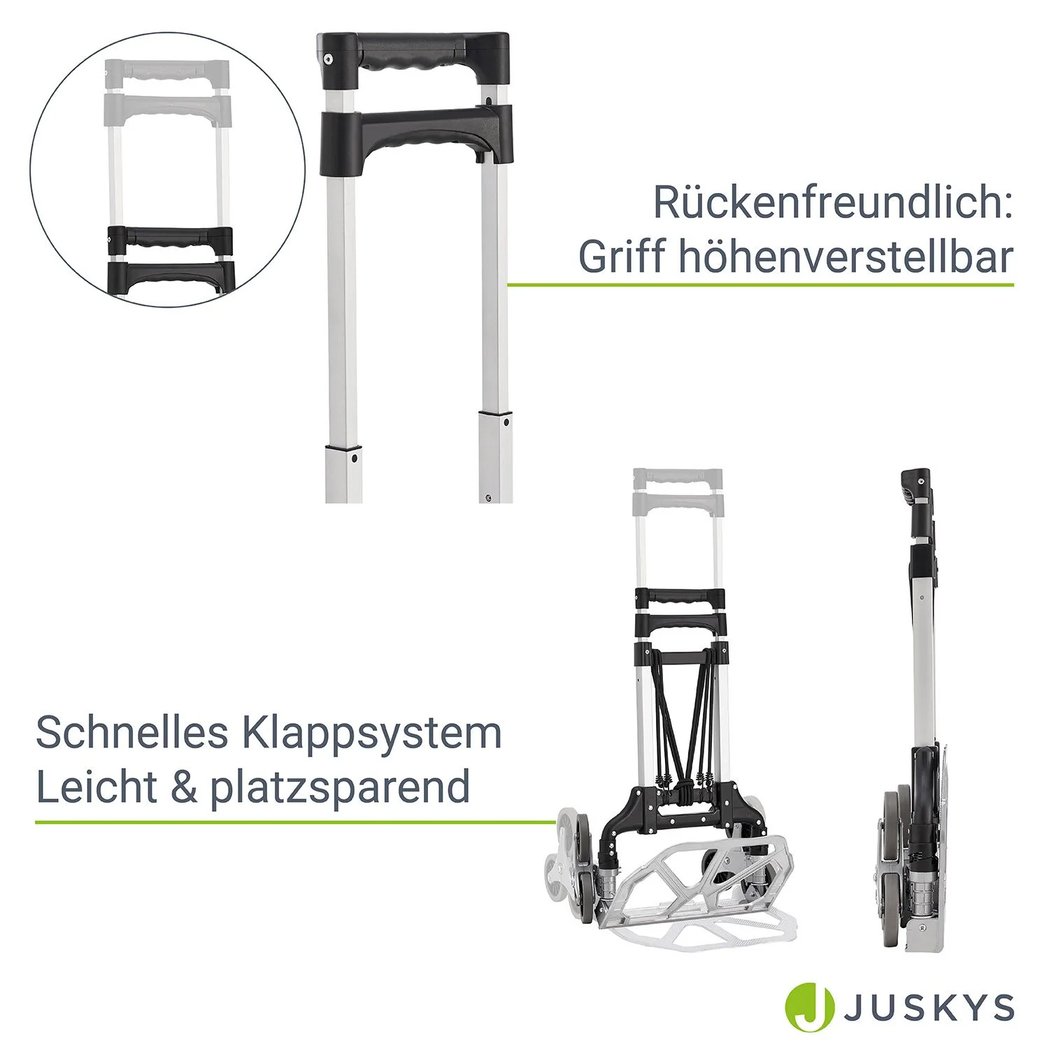 Klappbare Treppensackkarre bis 80 kg - Image 5