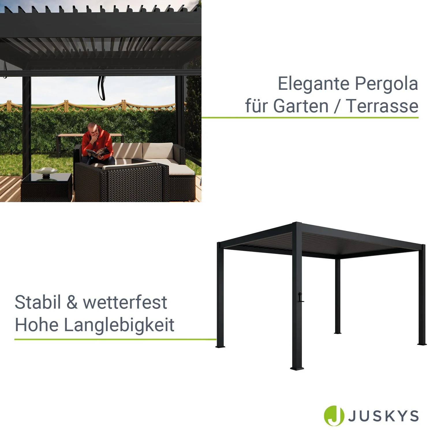 Pergola Lamellendach Tahiti - Image 14