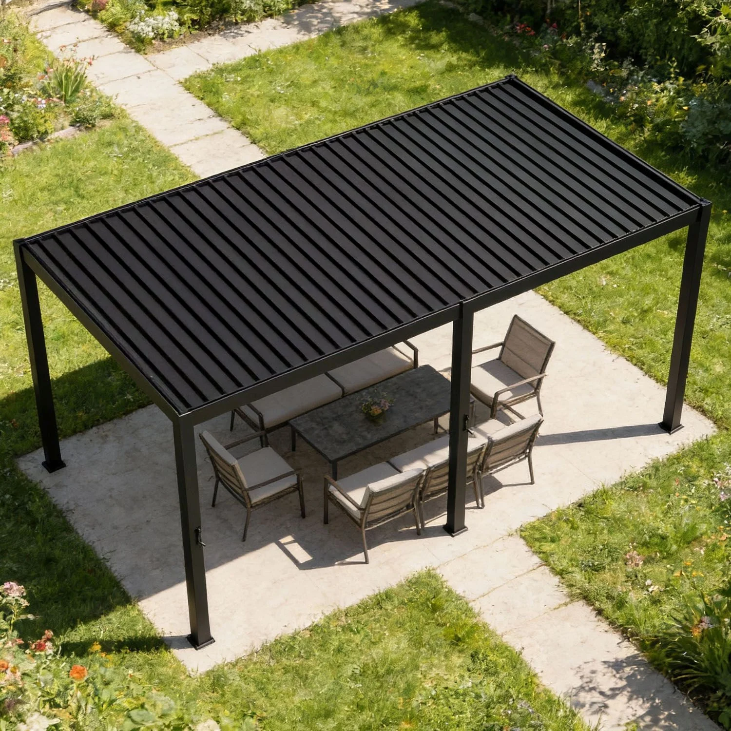 Pergola Lamellendach Tahiti - Image 22