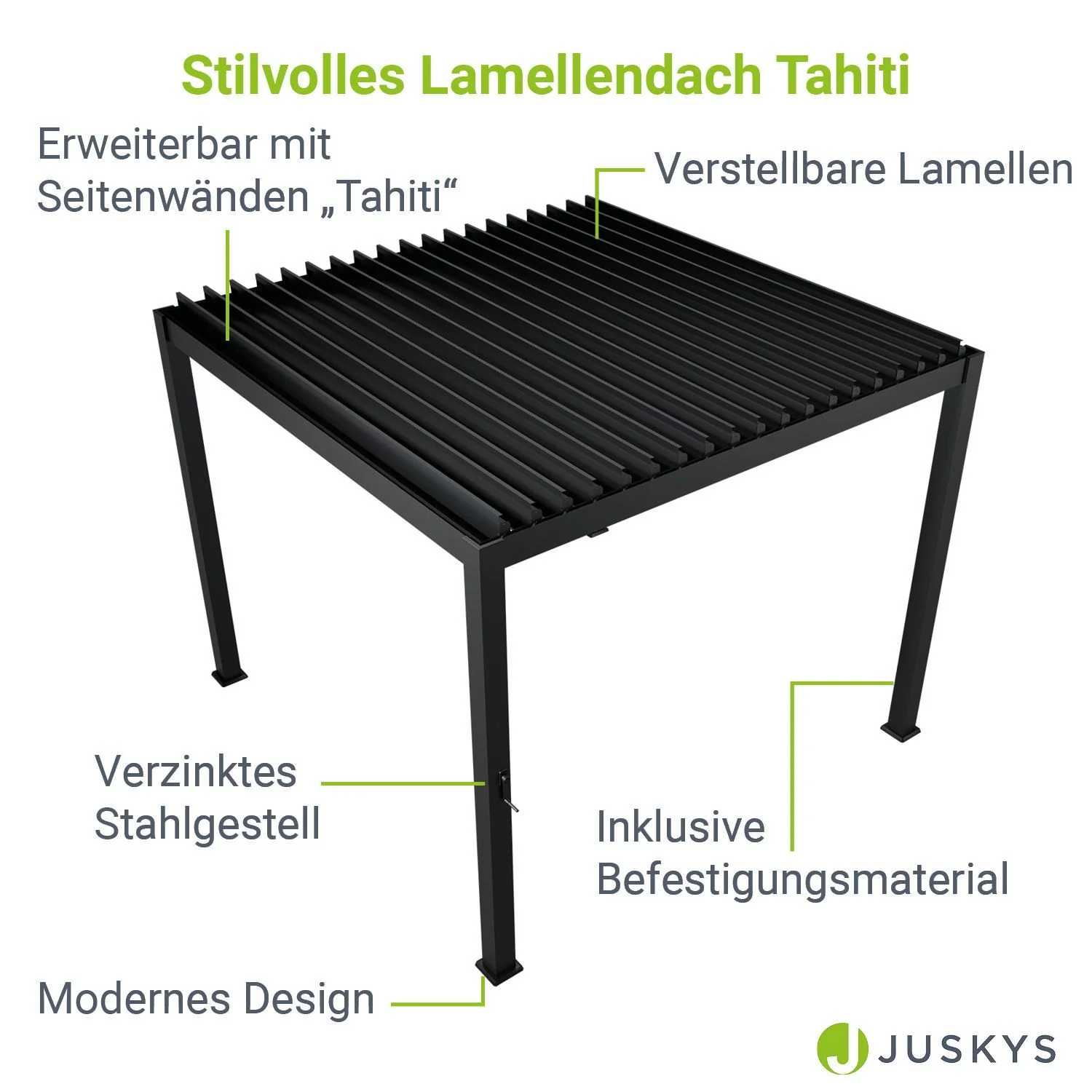 Pergola Lamellendach Tahiti - Image 3