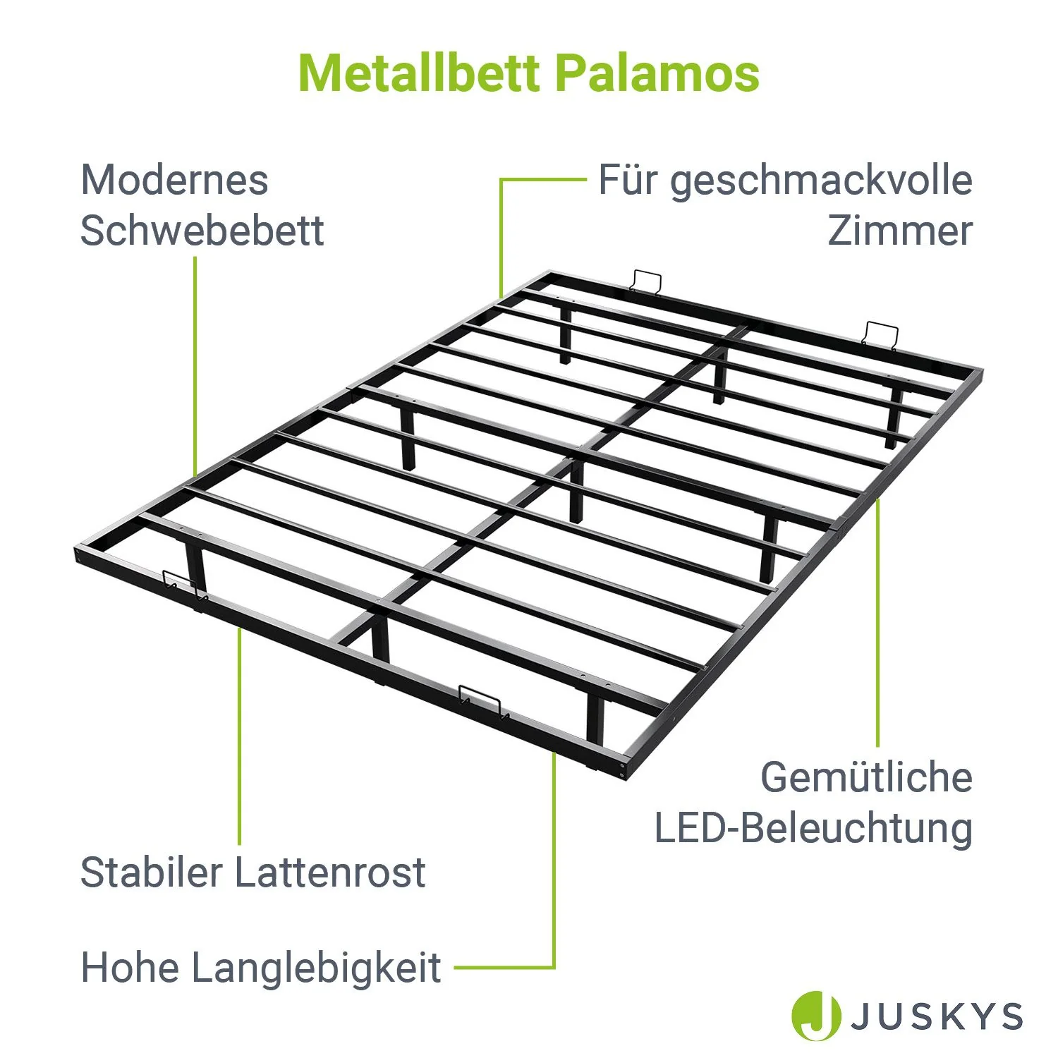Metall Schwebebett Palamos - Image 13