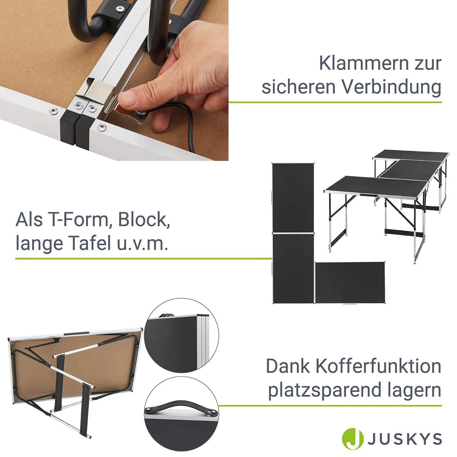 Alu Multifunktionstisch 3-teilig - Image 5