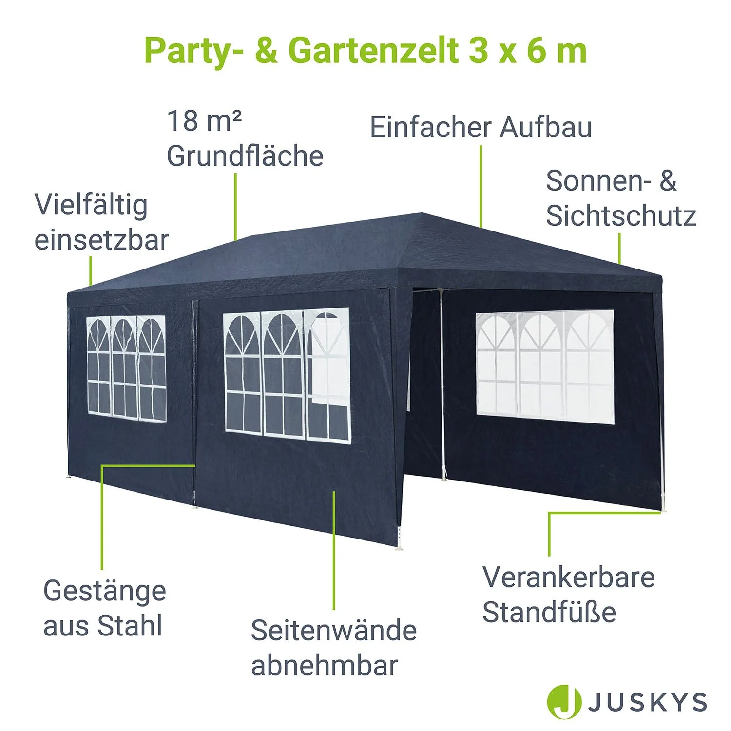 Partyzelt 3x6 m - Image 13
