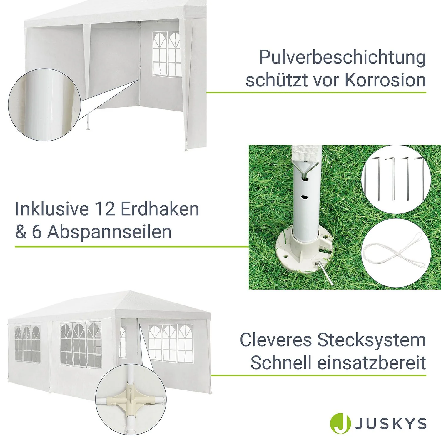 Partyzelt 3x6 m - Image 5