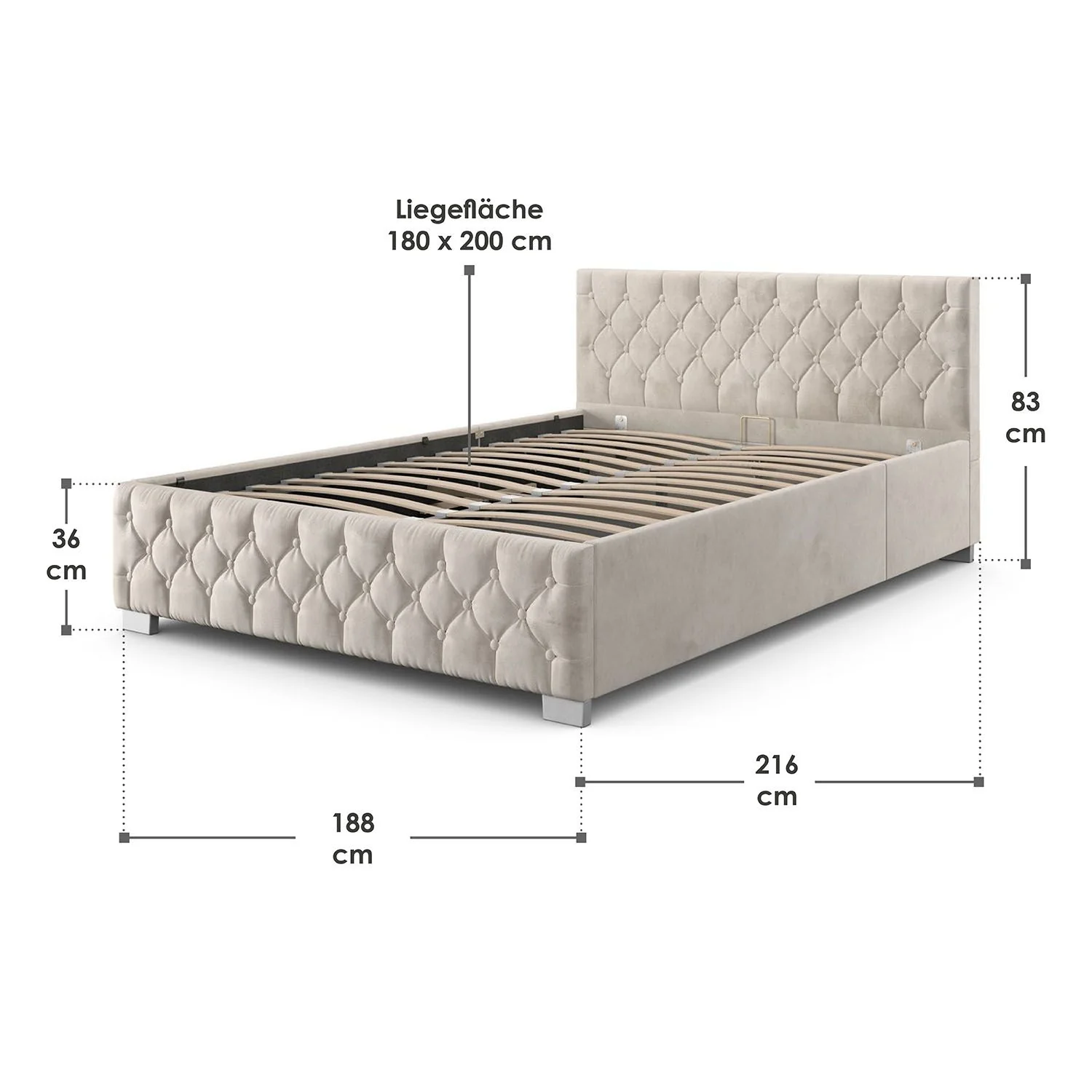 Polsterbett Nizza - Image 45