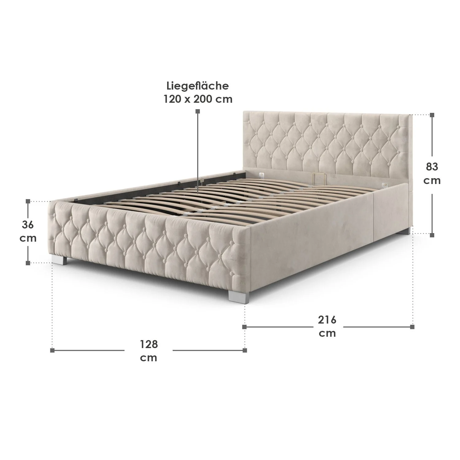 Polsterbett Nizza - Image 9