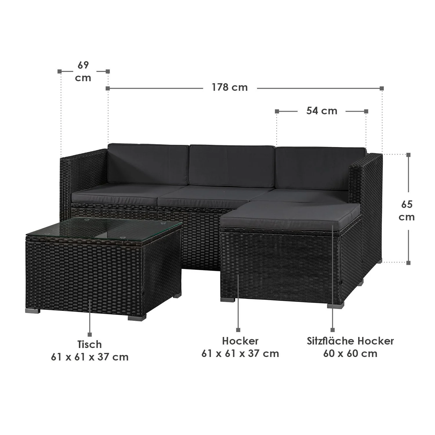 Polyrattan Lounge Punta Cana - Image 22