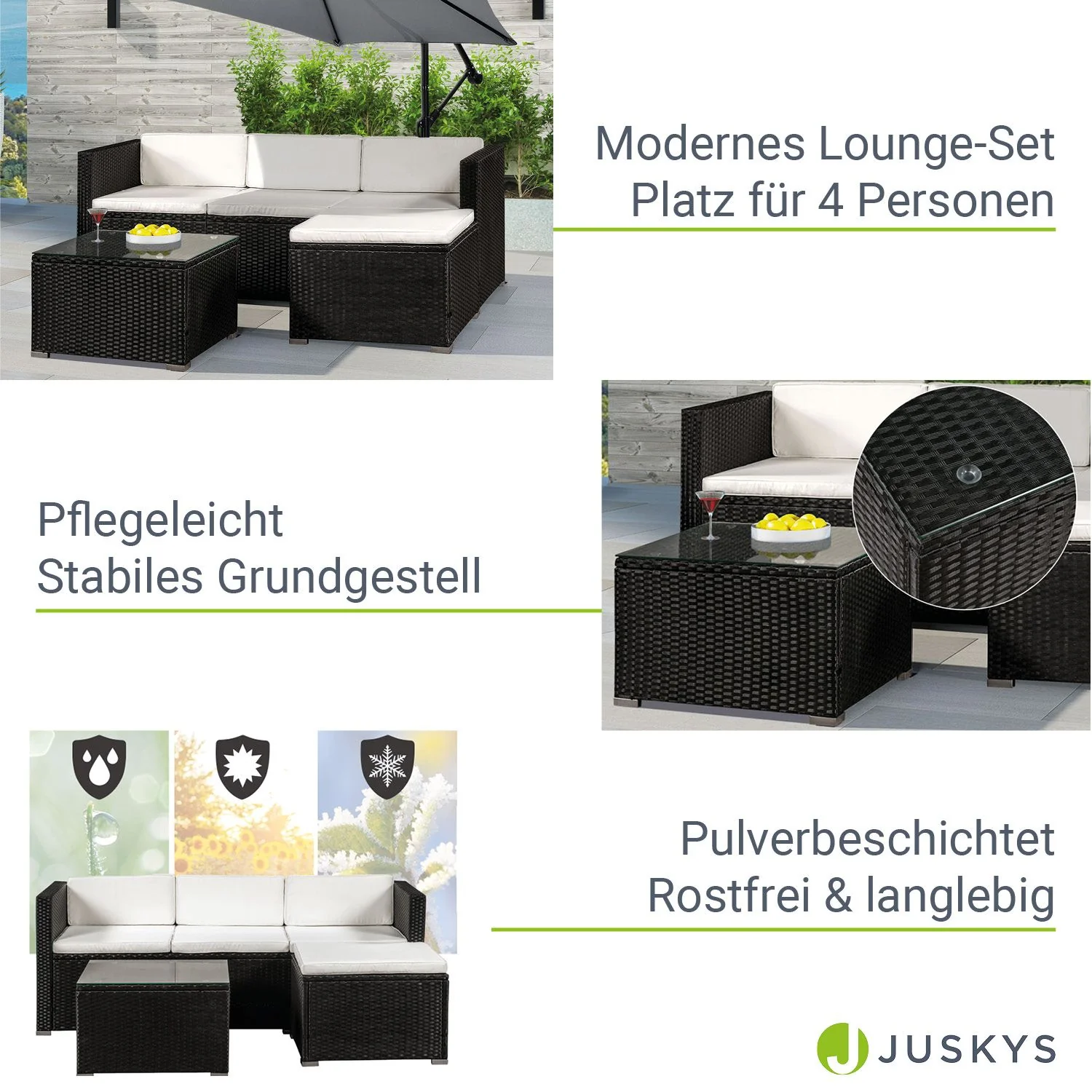 Polyrattan Lounge Punta Cana - Image 4