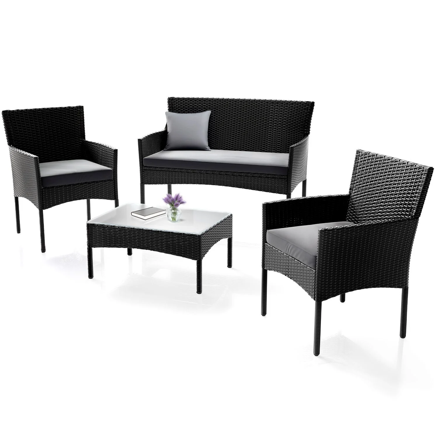 Polyrattan Sitzgruppe Fort Myers - Image 11