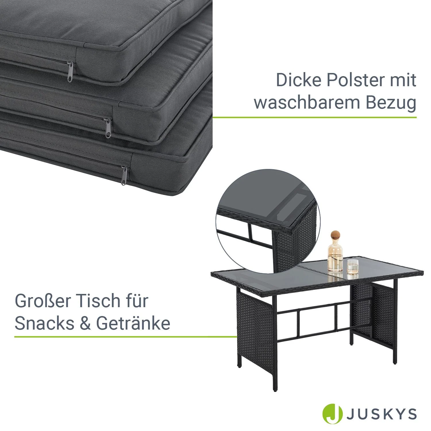 Polyrattan Sitzgruppe Turin - Image 15