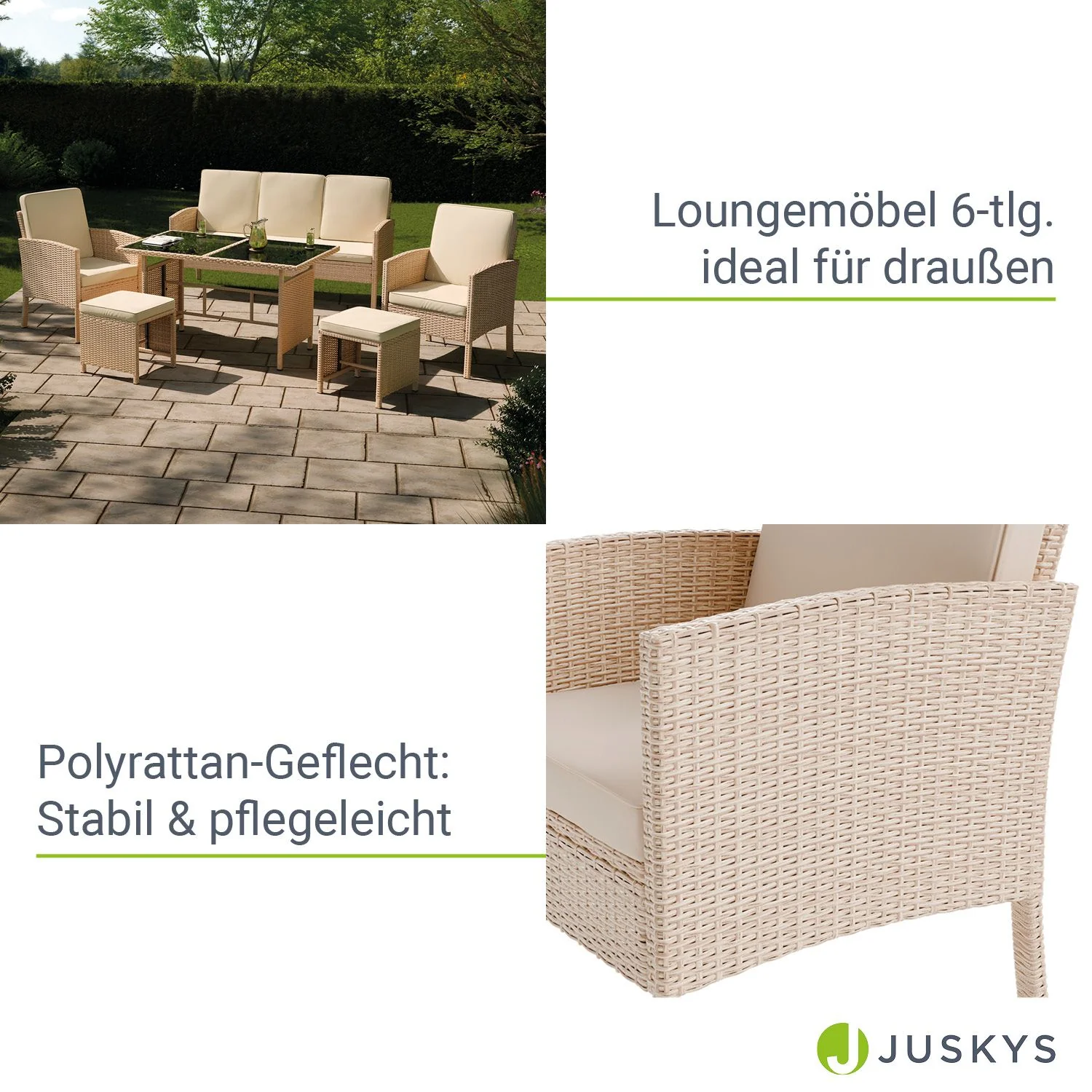Polyrattan Sitzgruppe Turin - Image 24