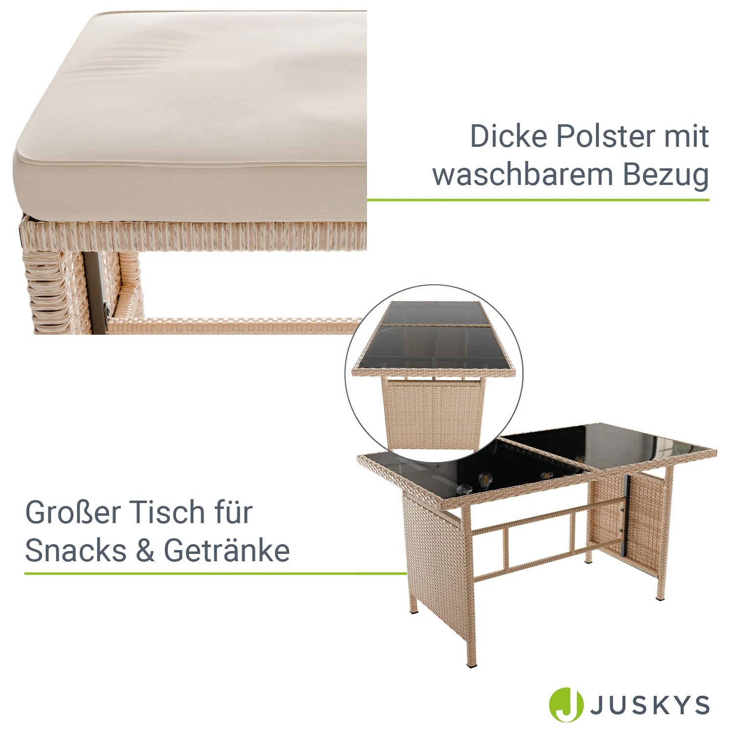 Polyrattan Sitzgruppe Turin - Image 25