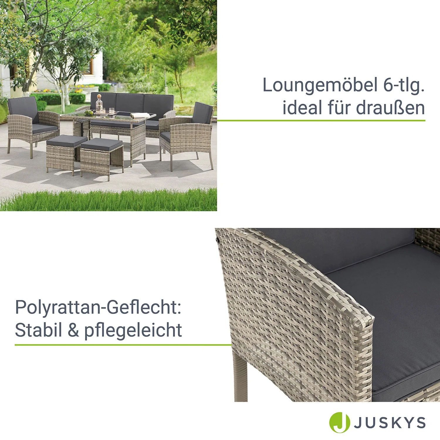 Polyrattan Sitzgruppe Turin - Image 4