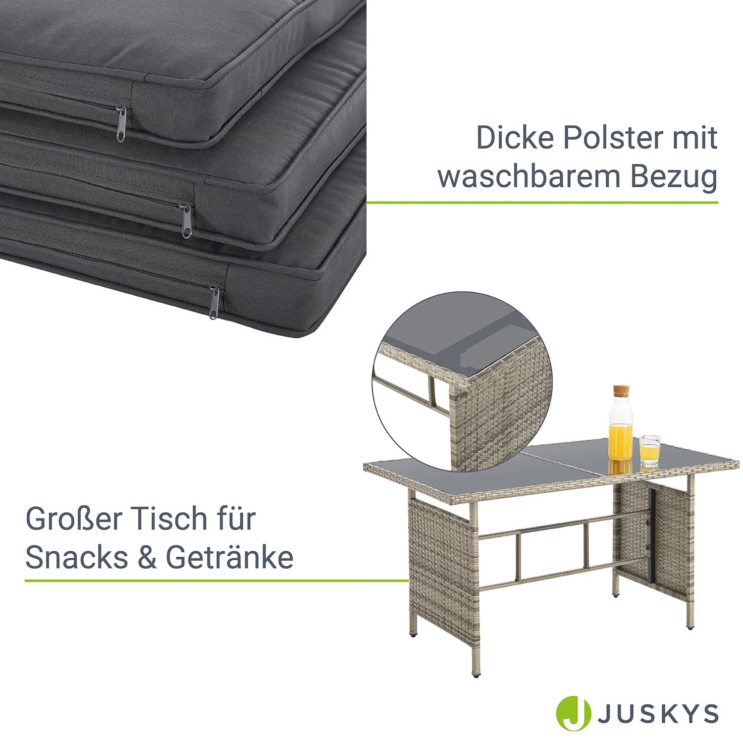 Polyrattan Sitzgruppe Turin - Image 5