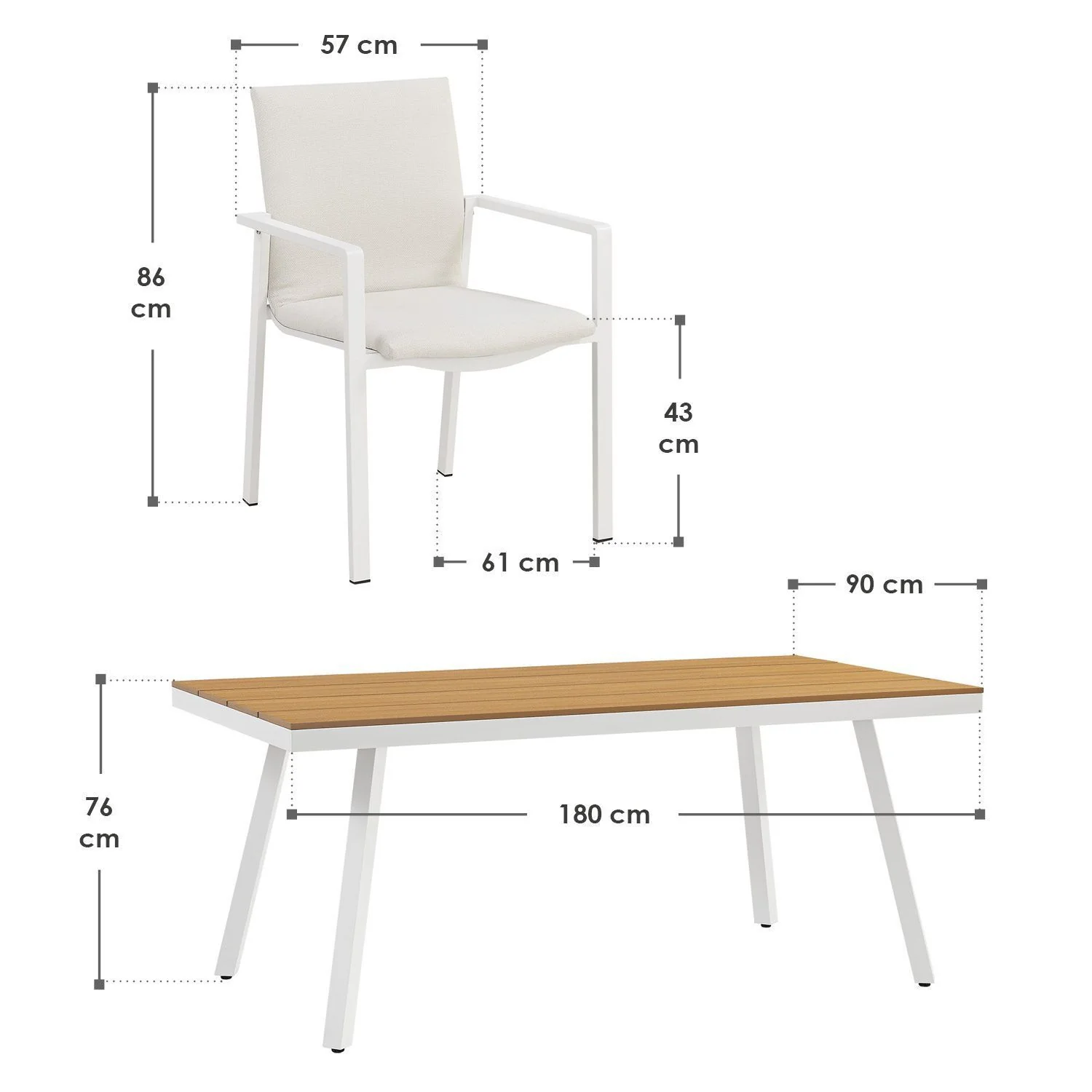 Premium Gartenmöbel Set Maui - Image 10