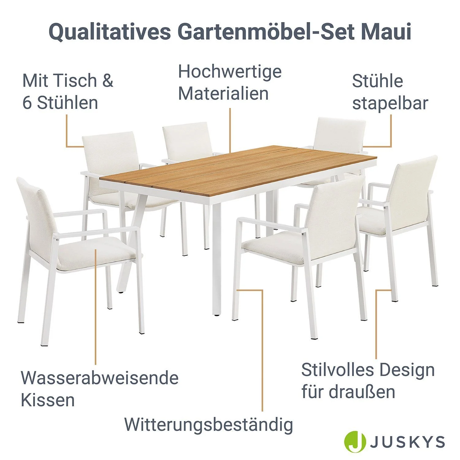 Premium Gartenmöbel Set Maui - Image 3